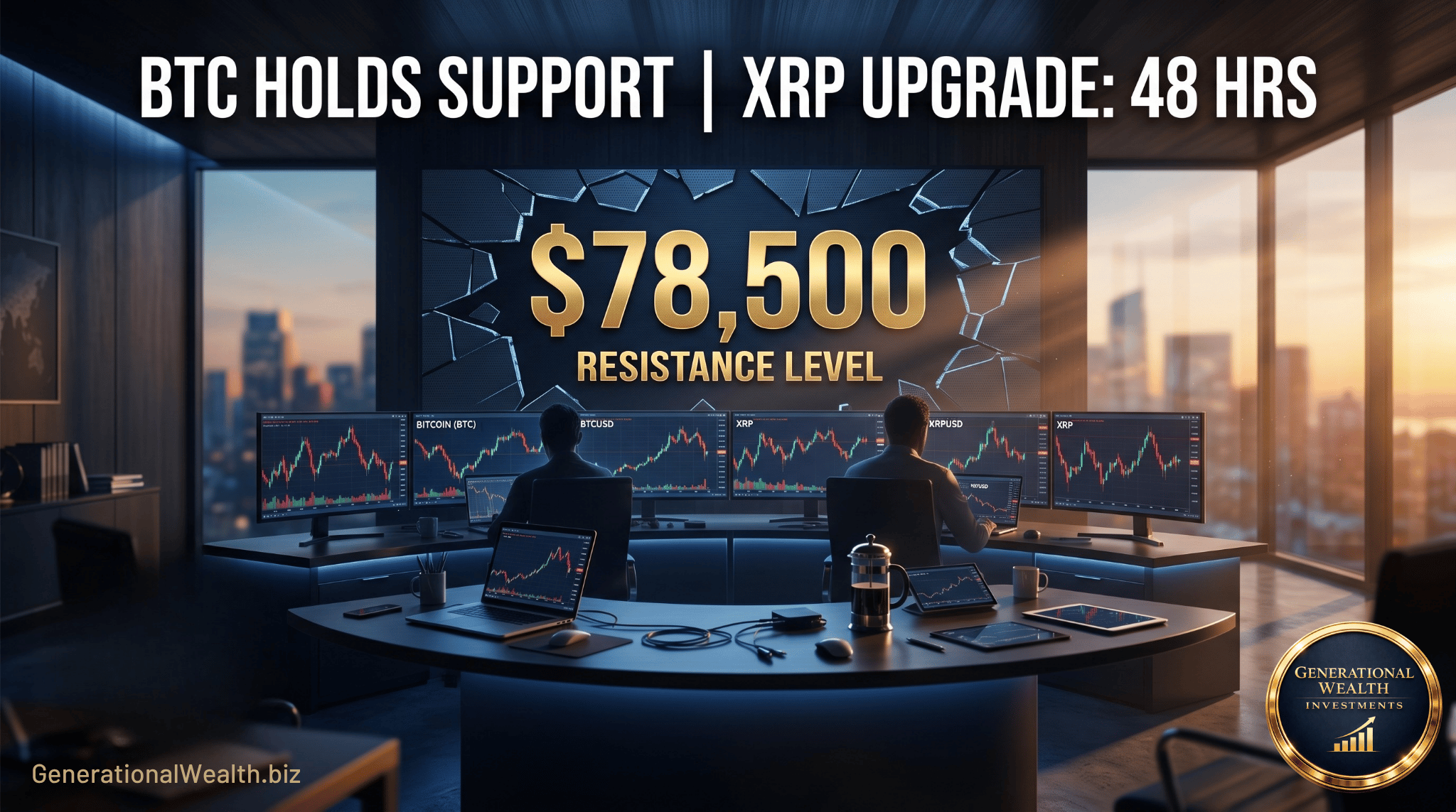 Bitcoin Holds Critical Support as XRP Ledger Upgrade Approaches — Crypto Morning Briefing | May 26, 2025