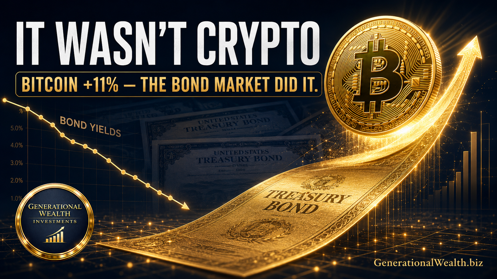 Bitcoin's Biggest Day Since March Was a Bond Market Trade — Not a Crypto One
