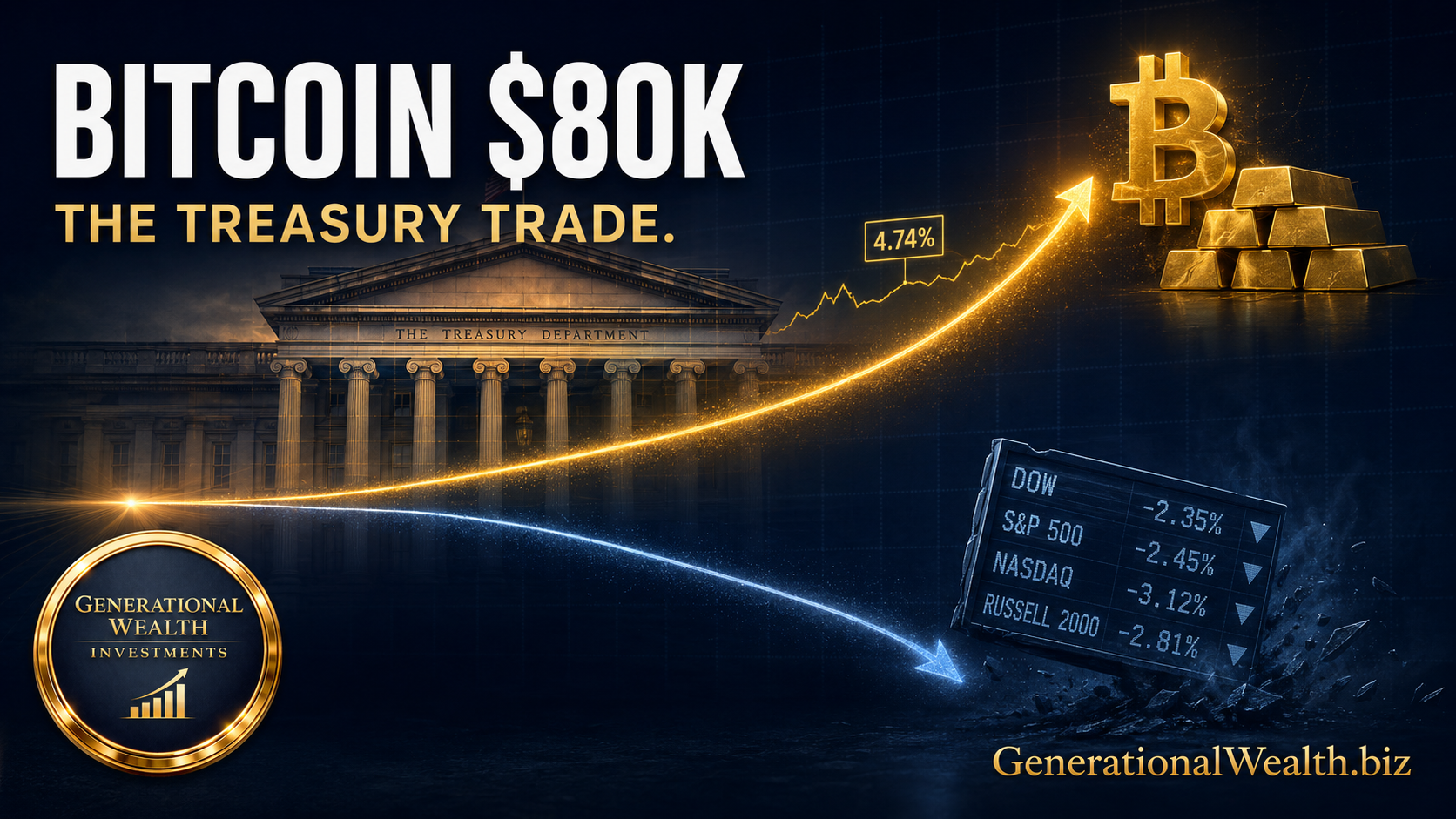 Bitcoin Hits $80,000 on a Treasury Decision — And the Bond Market Is Already Disagreeing
