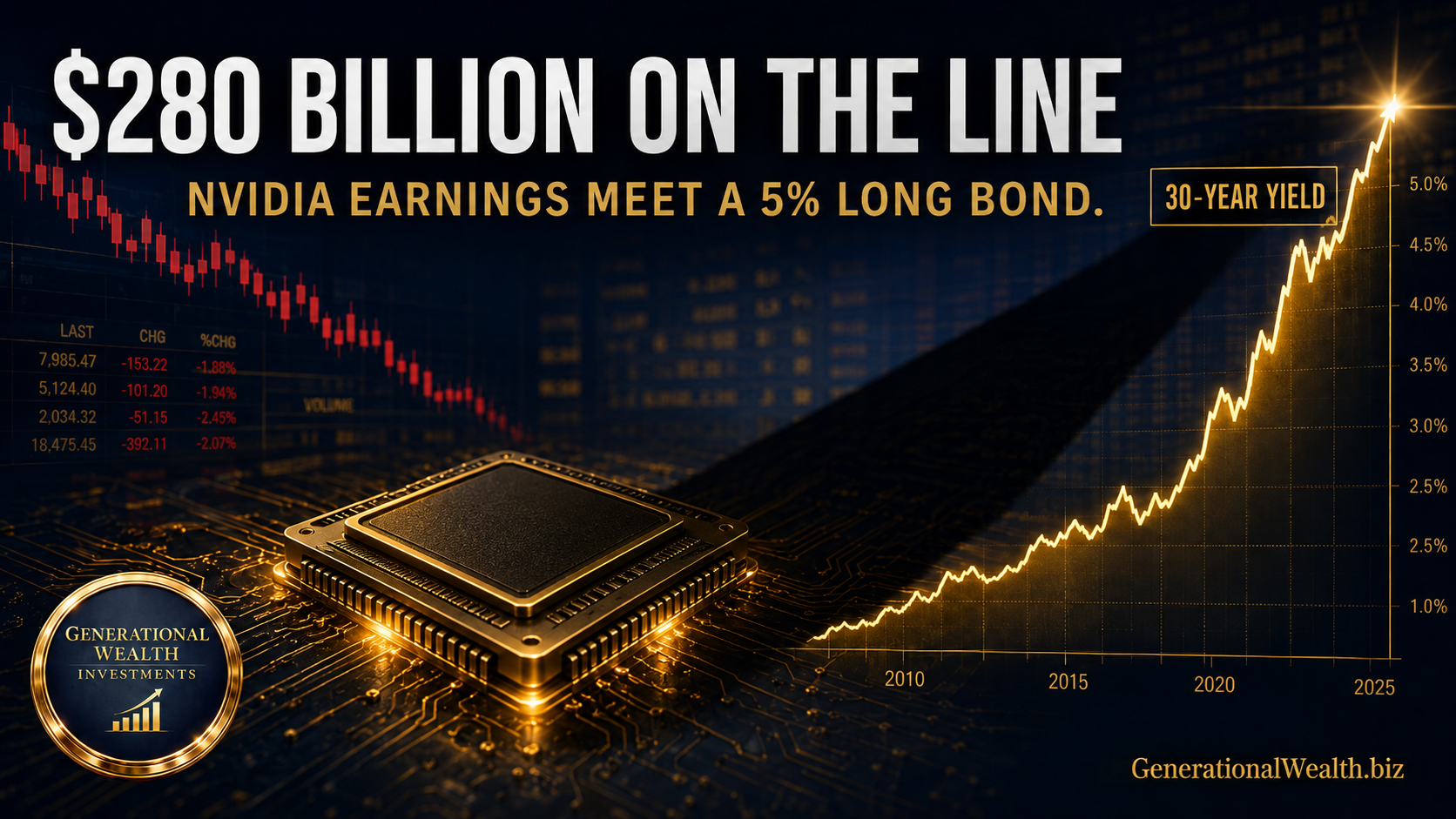 Nvidia's $280 Billion Earnings Test: Why the AI Trade Now Runs Through the Bond Market