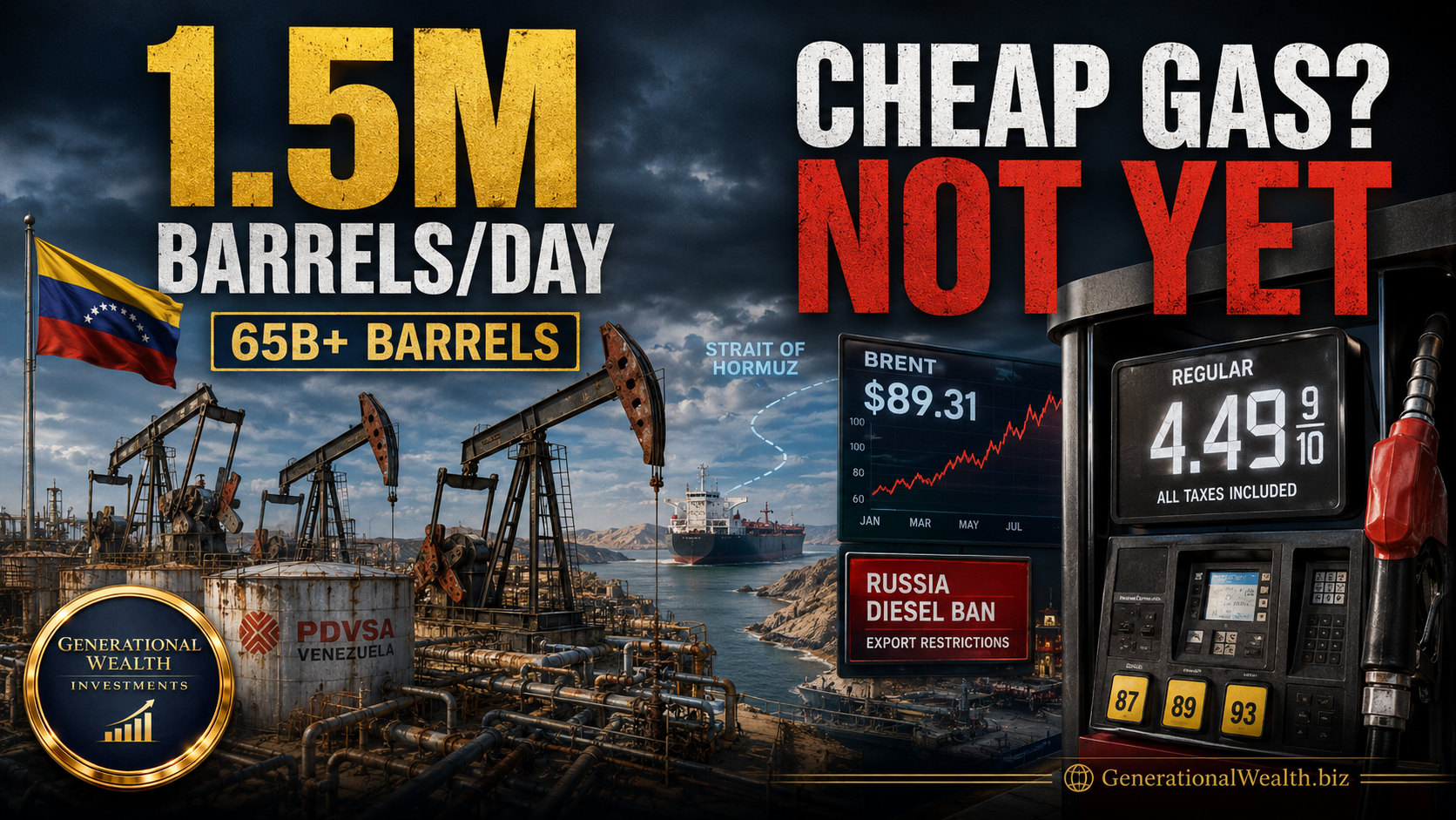 Venezuela’s 1.5M-Barrel Oil Deal: Why Gas Won’t Drop Yet