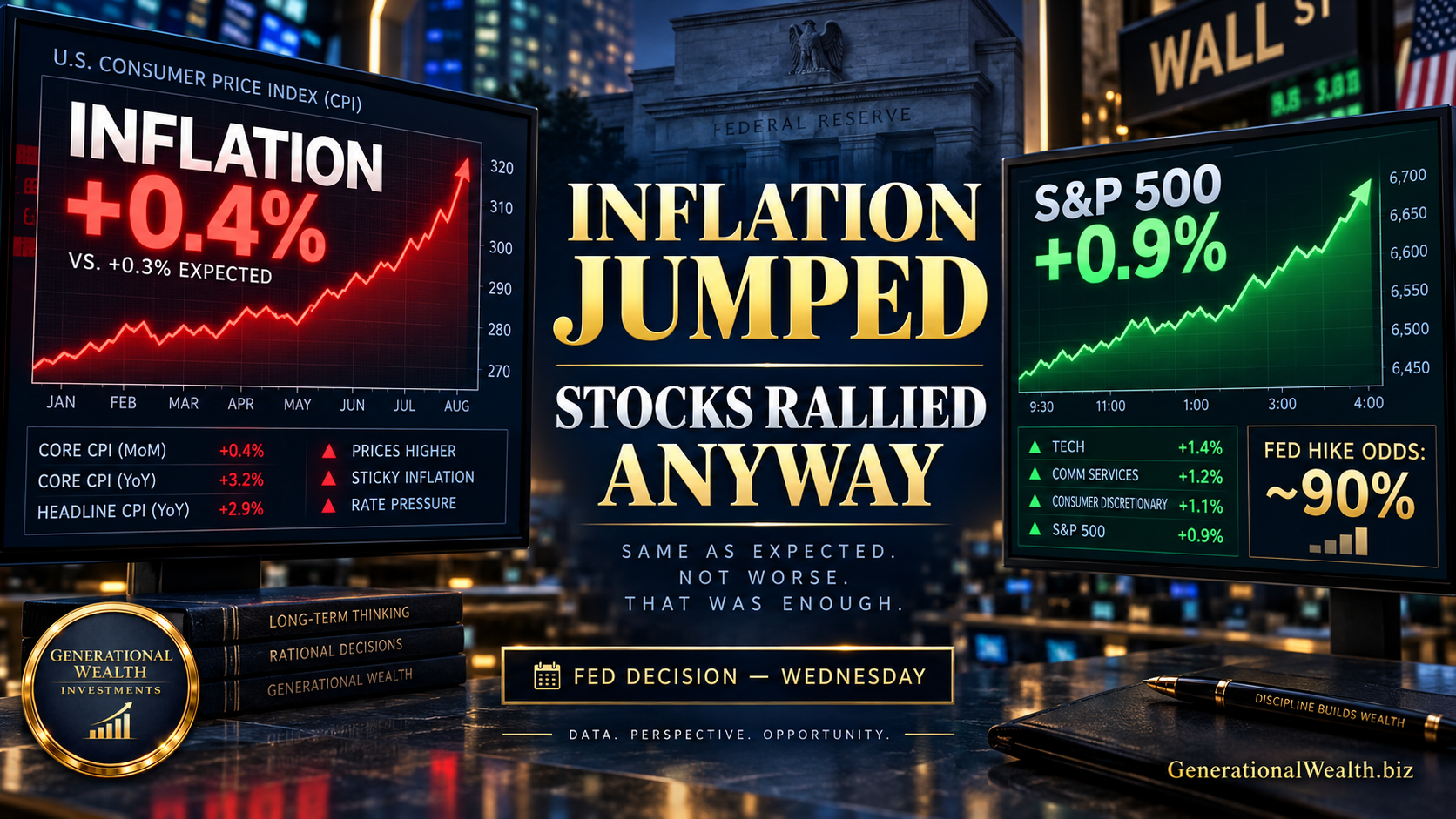 Inflation Jumped — Why Stocks Rallied Anyway