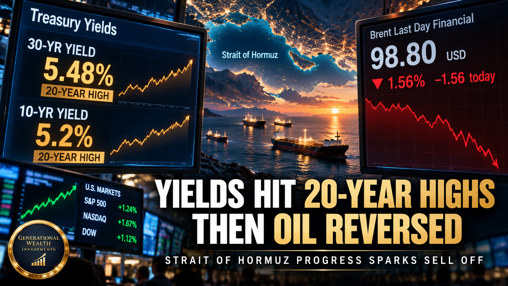 Oil Shock Sends Treasury Yields to 20-Year High