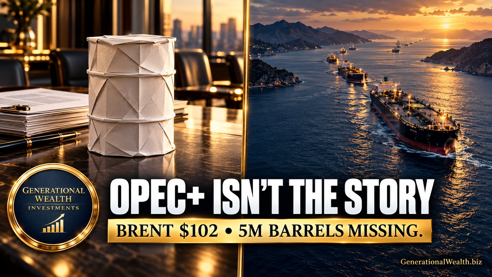 OPEC+ Holds November Targets With Brent Above $100: Why the Real Story Is Barrels That Can't Move