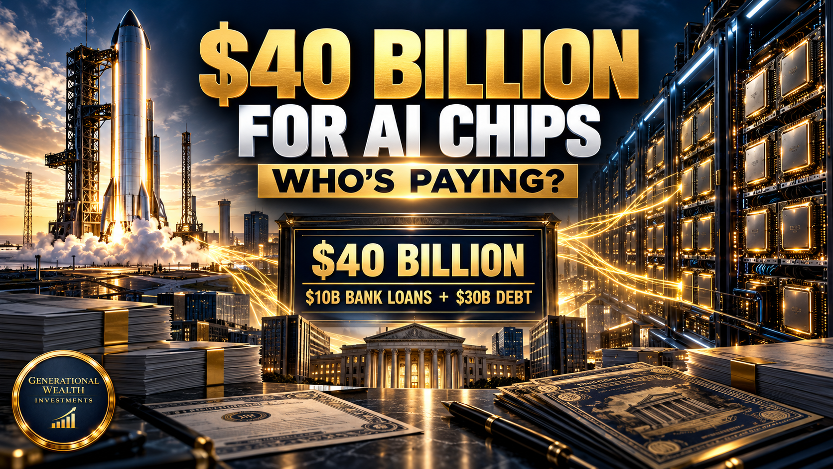 SpaceX Seeks $40B for Nvidia AI Chips — Who Pays?