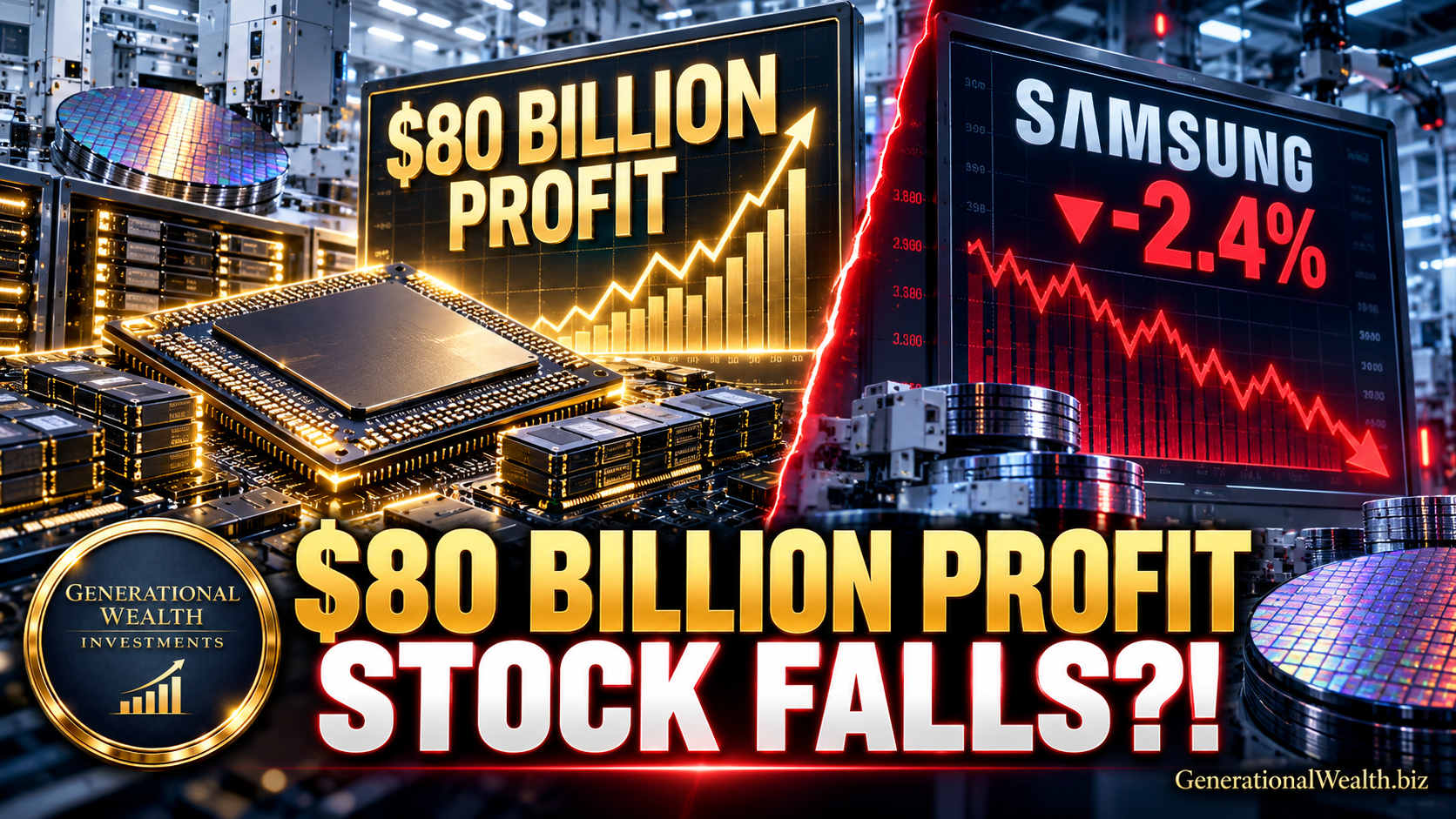 Samsung Forecasts $80B Profit—Why Did the Stock Fall?