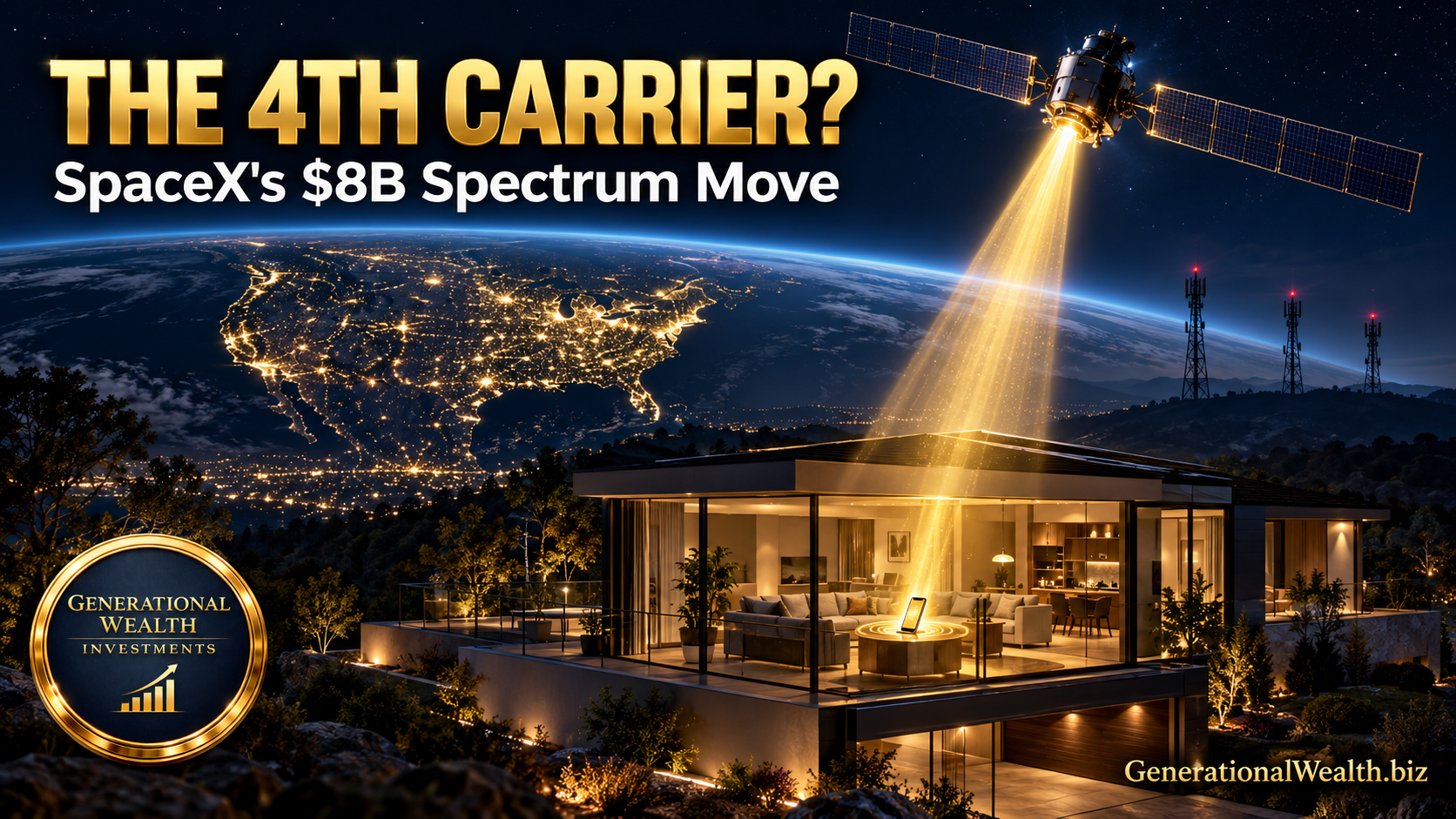SpaceX's $8 Billion Spectrum Deal: Why Starlink Mobile Just Knocked 6% Off Verizon, AT&amp;T, and T-Mobile