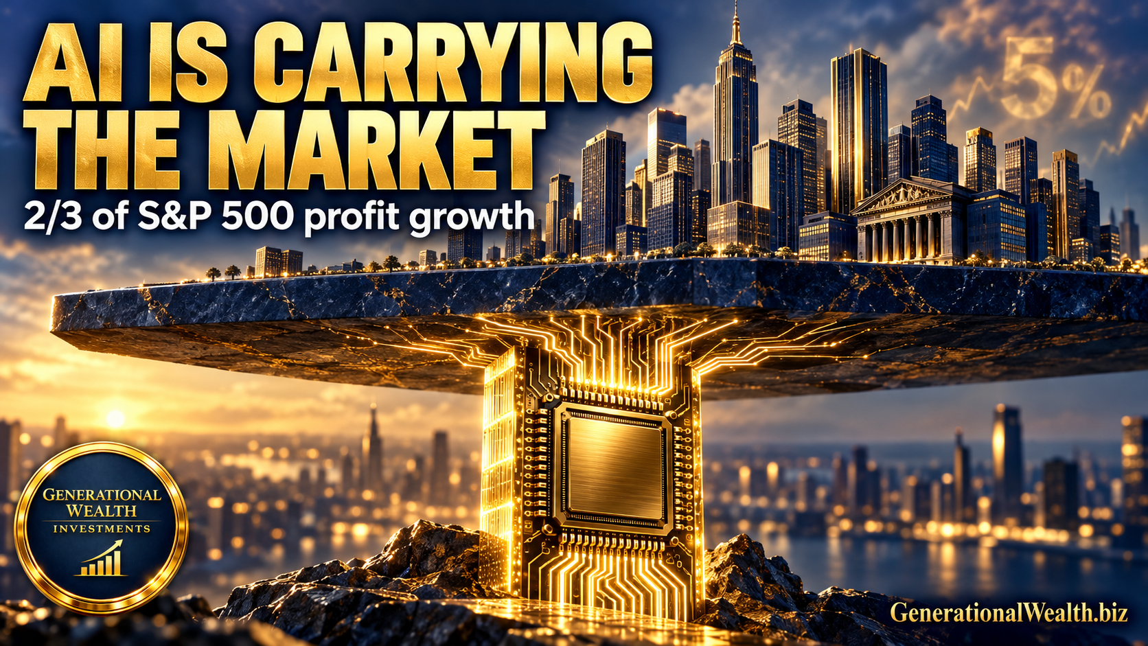 AI Is Now Carrying Wall Street's Profit Growth, and a 5% Treasury Yield Is Testing How Much It Can Hold