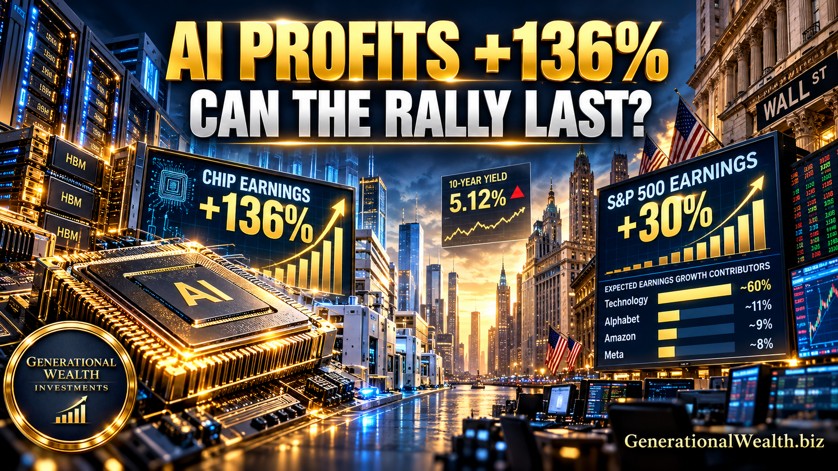 AI Drives Wall Street Profits as Chip Earnings Jump 136%