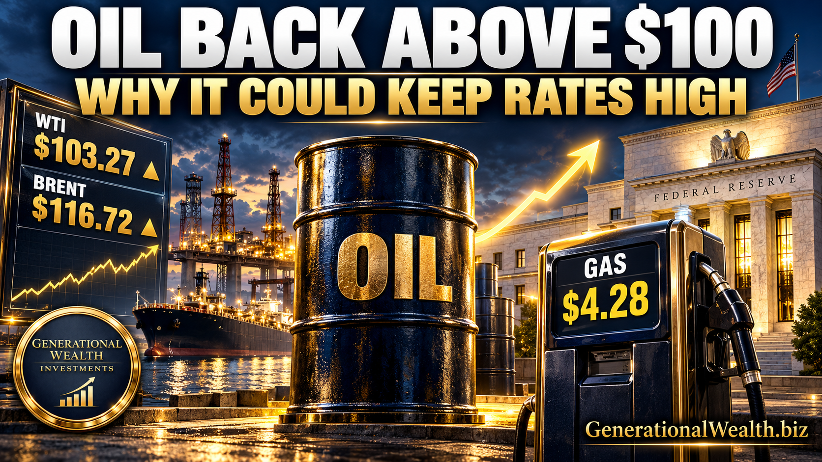 Oil Breaks $100 Again: What It Means for Your Money
