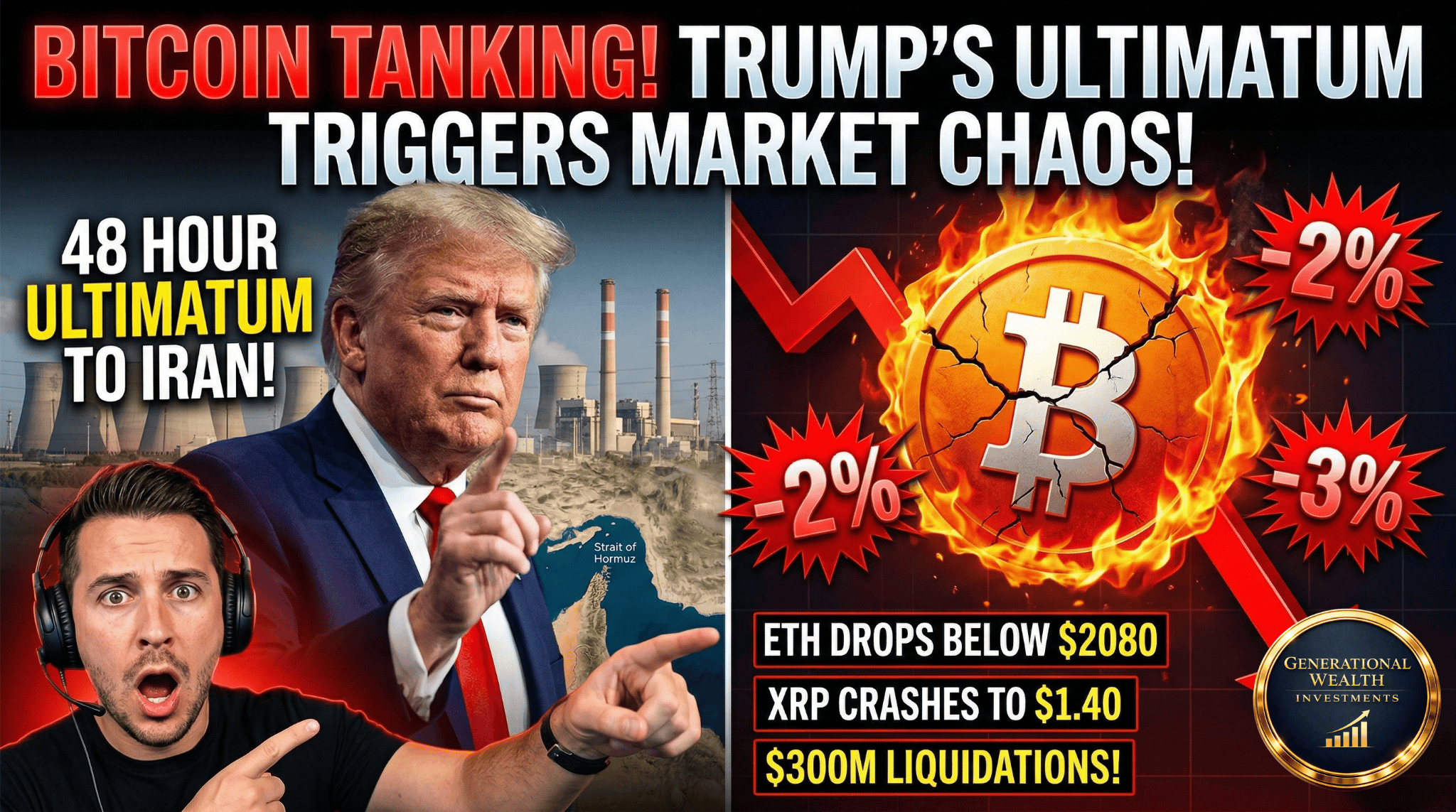 Bitcoin Drops Fast as War Fears Surge  Massive Liquidations Shake Crypto Market Thumbnail.png