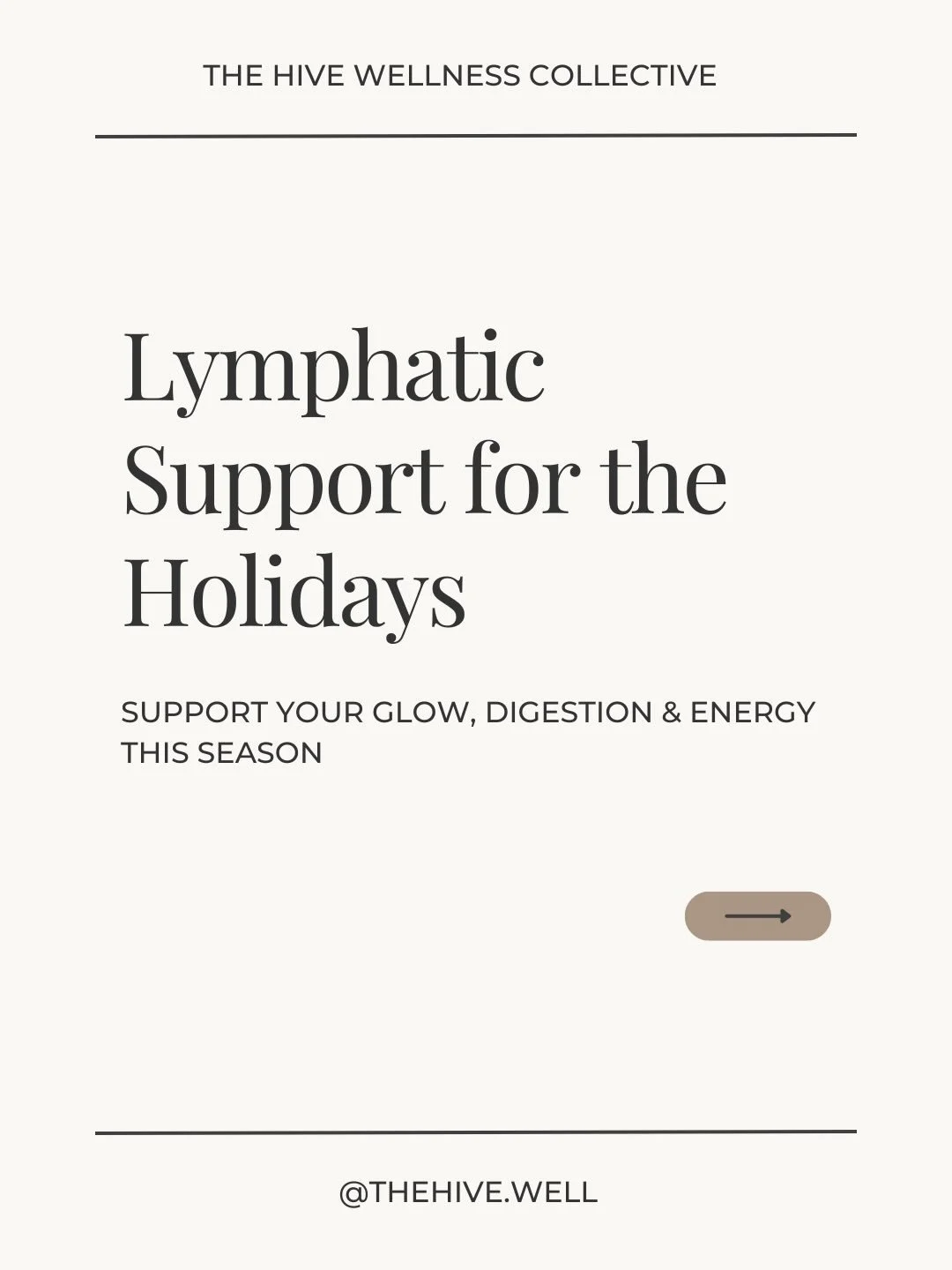 The holidays are a time of celebration, connection, and indulgence &mdash; but they can also place extra stress on the lymphatic system.

Between richer foods, sugar, alcohol, travel, long periods of sitting, disrupted sleep, and higher stress levels