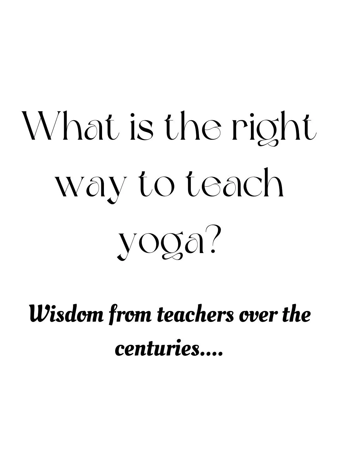 Right answer on the last slide 🙃
Which teacher’s style or approach speaks to you the most?
Share your thoughts and let’s celebrate the many ways to practice and teach yoga. 🪷🤍