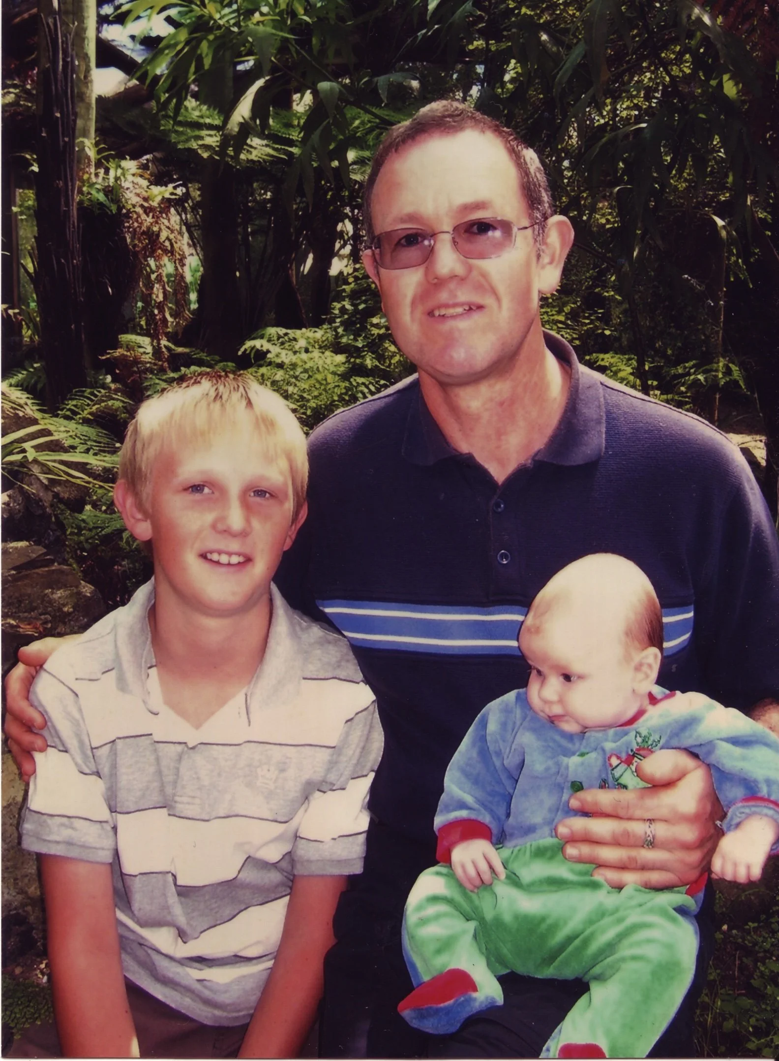 The author, Graeme Tyree with Kenneth & Isabella, August 2007 copy