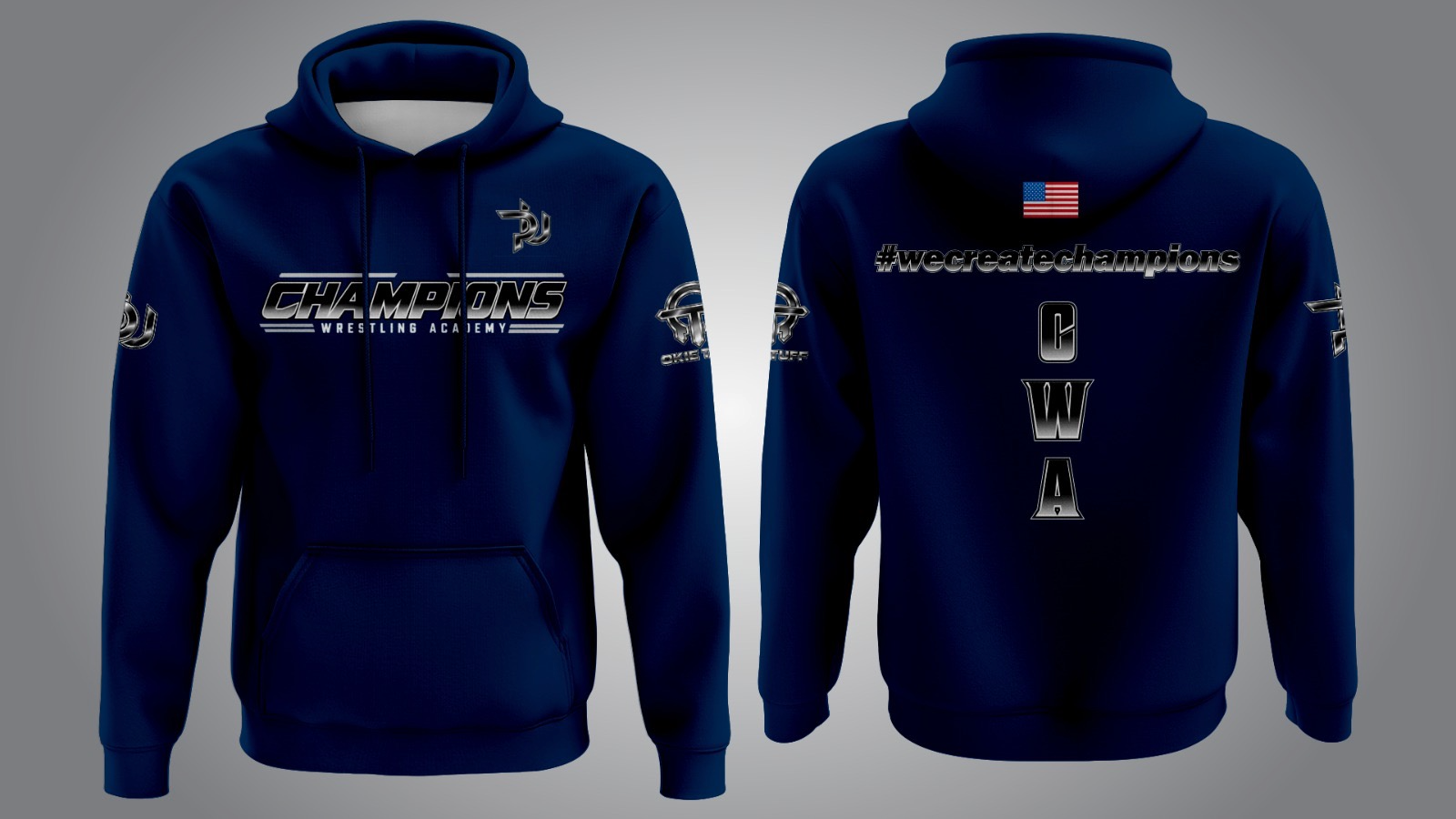 Champions Wrestling Academy Sublimated Hoodie