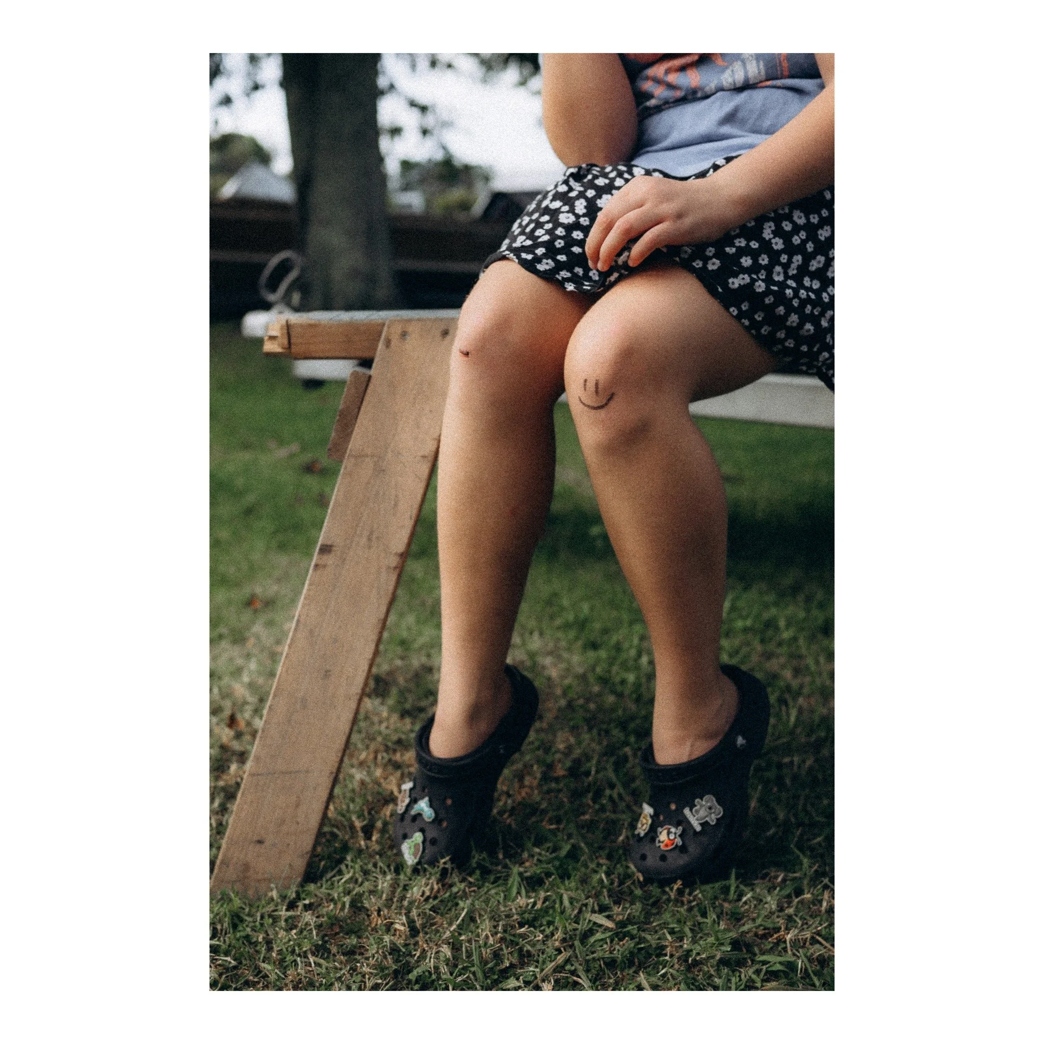 Finding some happiness in the small things right now to hopefully bring a smile to your face (or your knee)