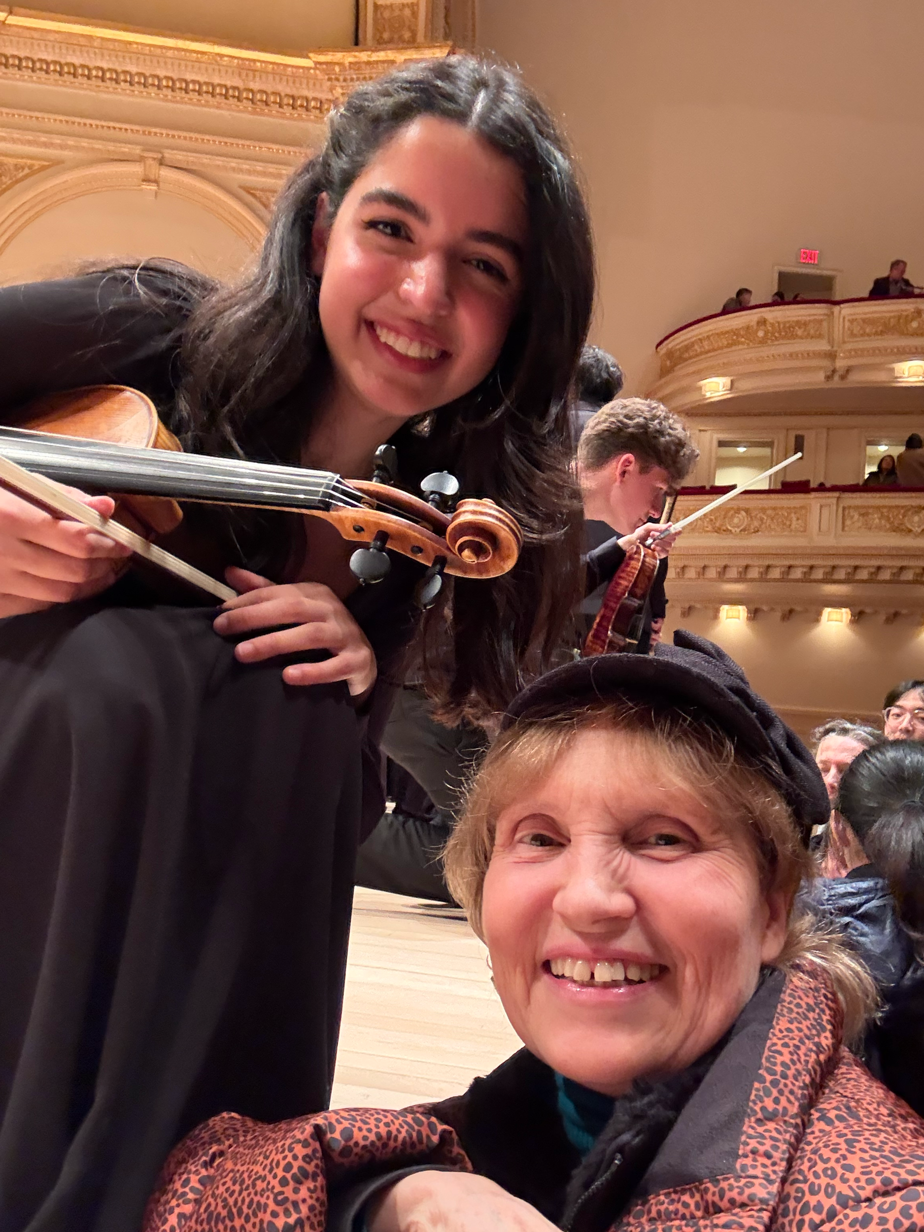 With teacher Ms. Lynelle Smith