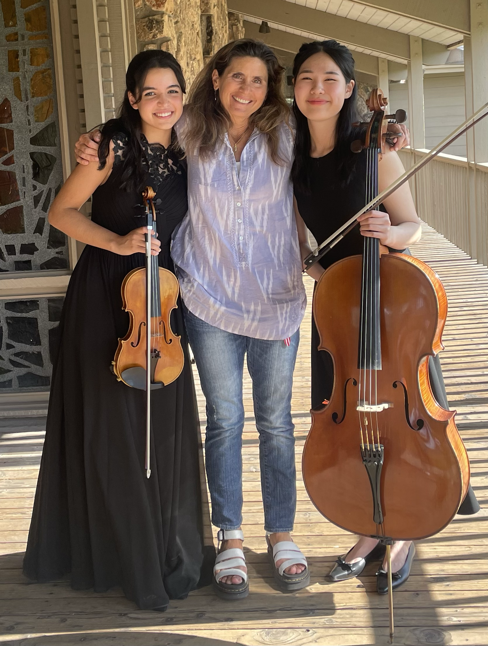 With Cellist Jiahn Lee and Renata Arado (coach), Spotlight Recital, Aspen Chapel, AMFS | 2022