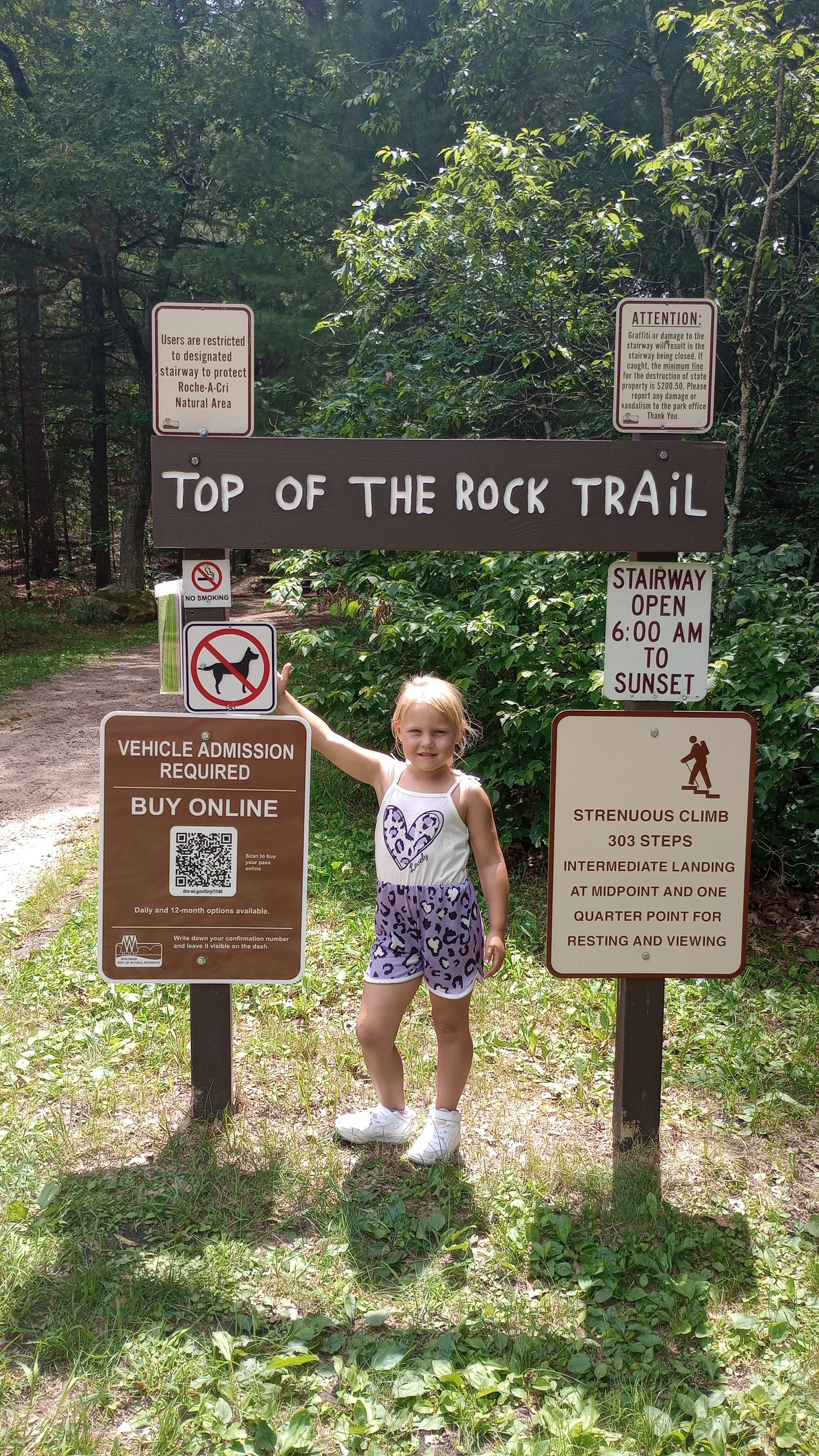 Family Adventure at Roche-a-Cri State Park | Things to Do in Adams, Wi with Kids