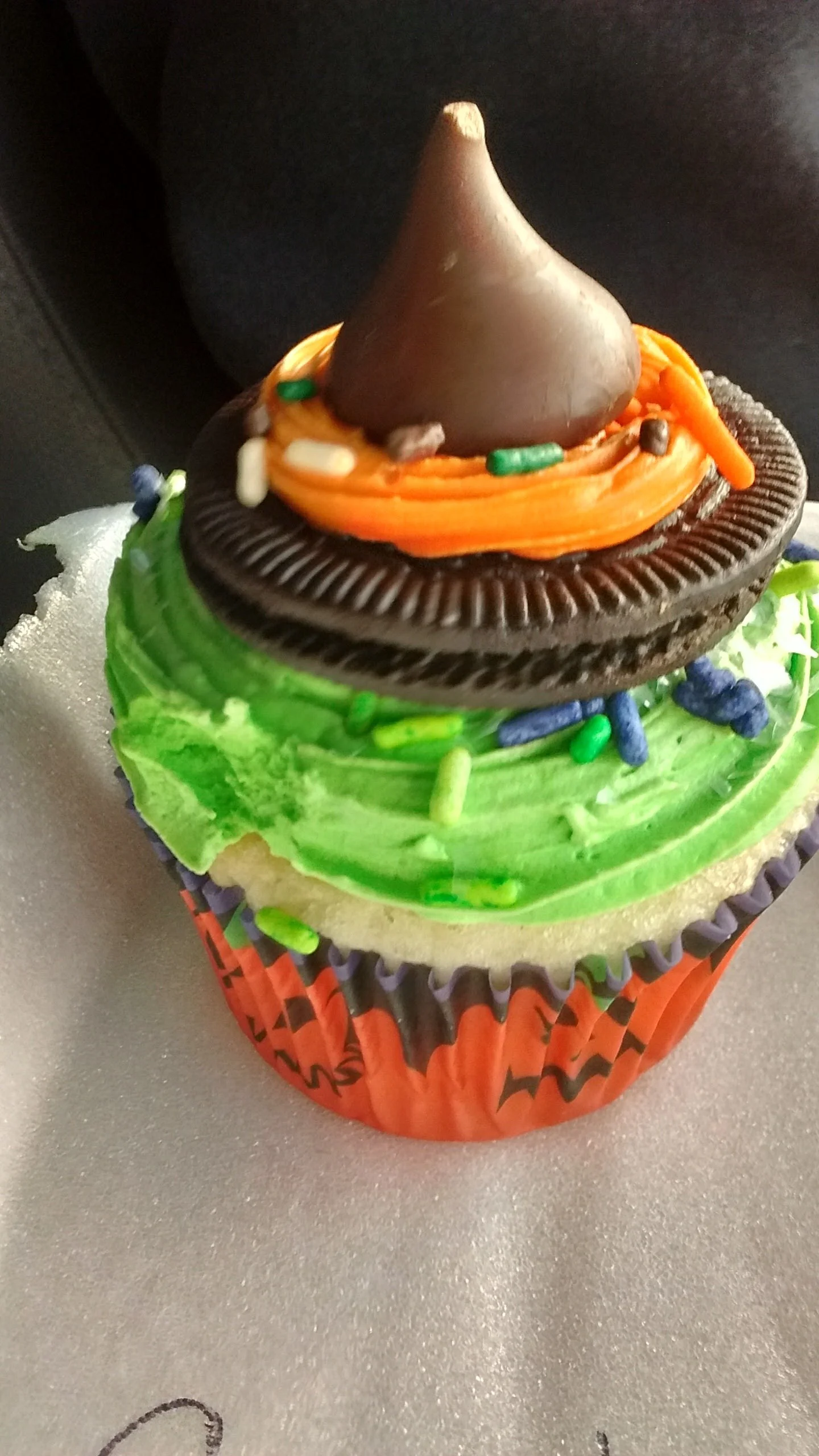 🎃🧁 Witches’ Hat Cupcakes: A Spooky Sweet Treat! 🧁🎃