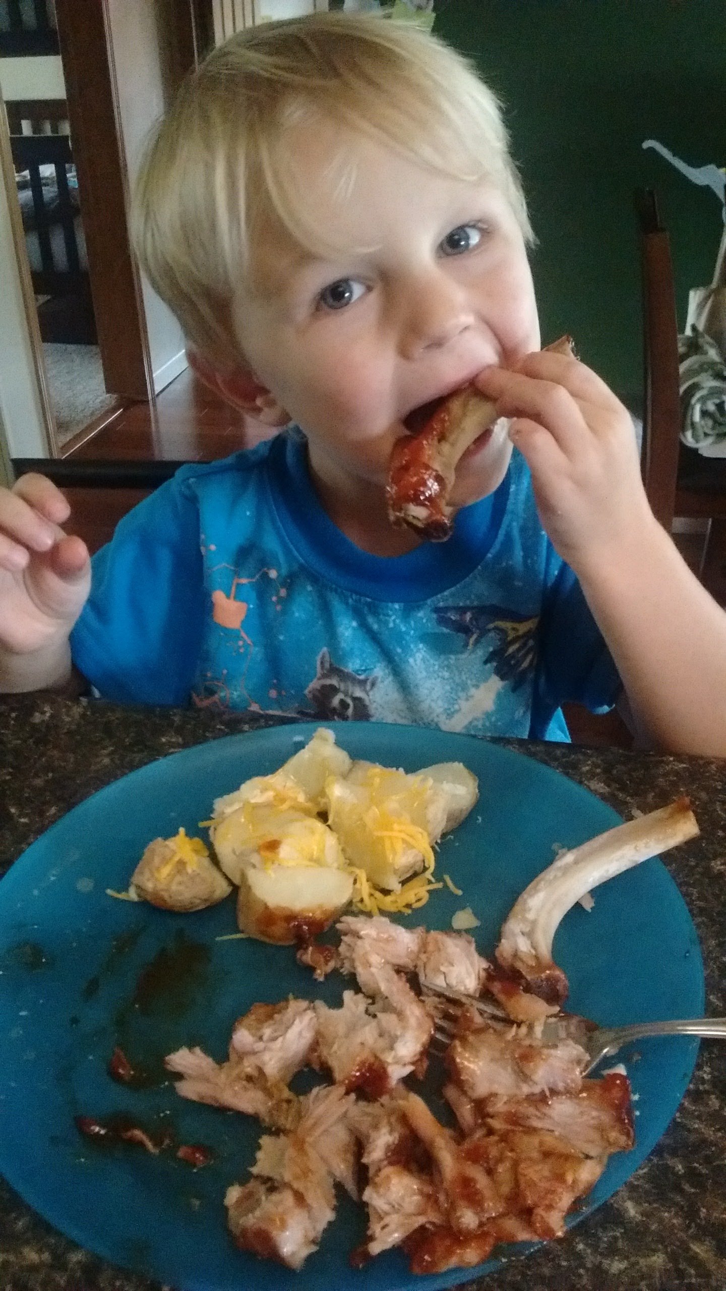 Ribs and Baked Potatoes: A Family Favorite Night