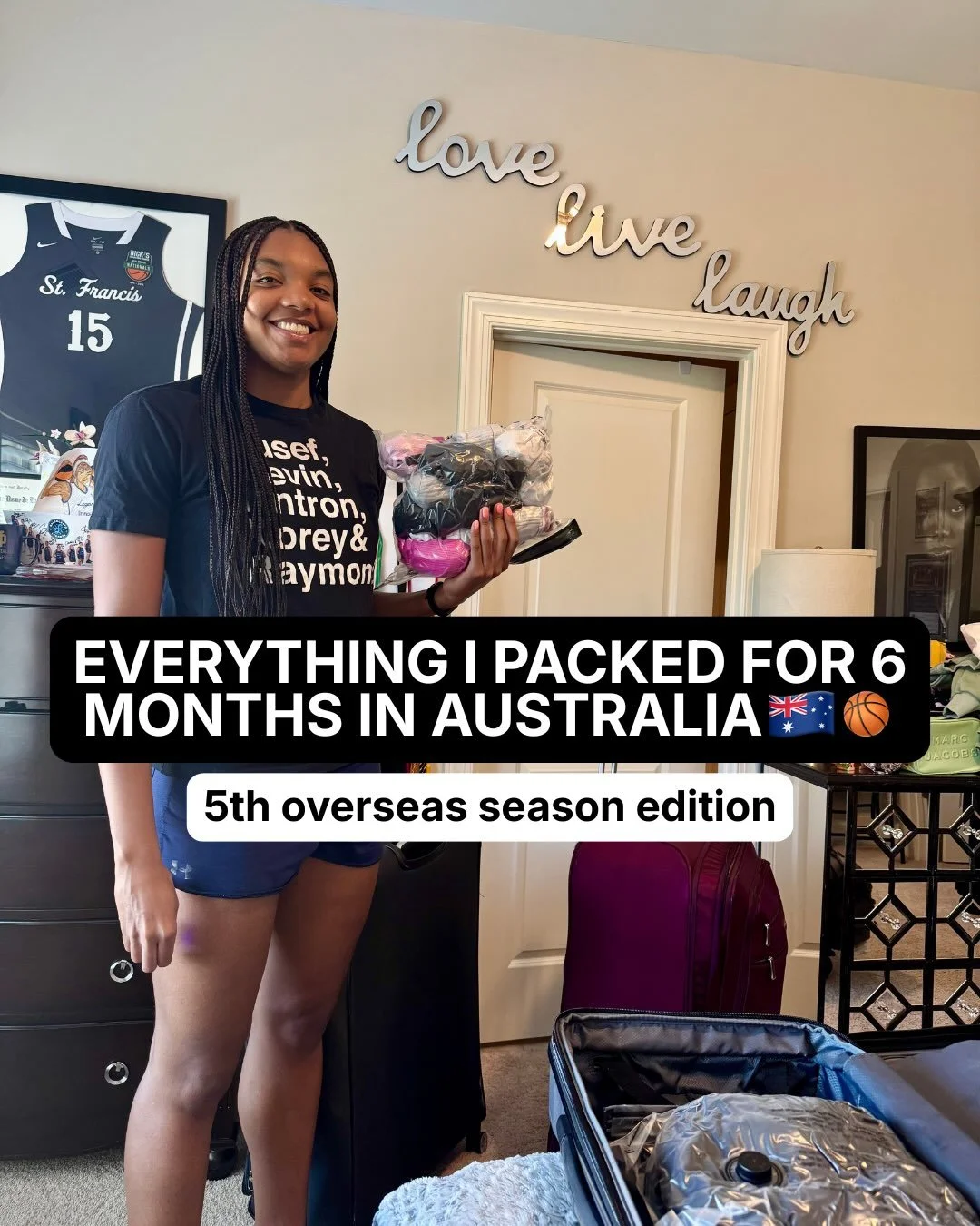 Everything I packed for 6 months abroad 🇦🇺

You&rsquo;d think going into my fifth season overseas I&rsquo;d have packing down by now&hellip;I do not 😂
Every year I&rsquo;m still deciding what I really need, what I can buy once I get there and what