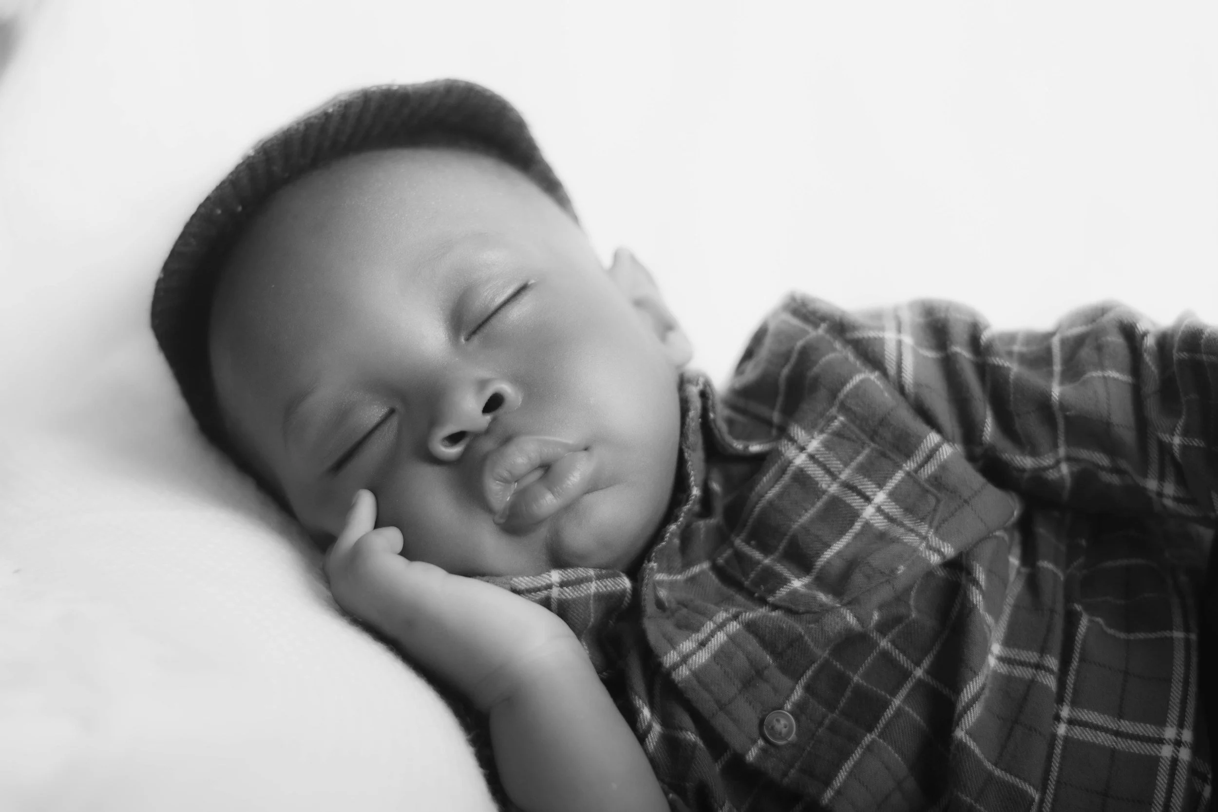 Adorable toddler sleeping