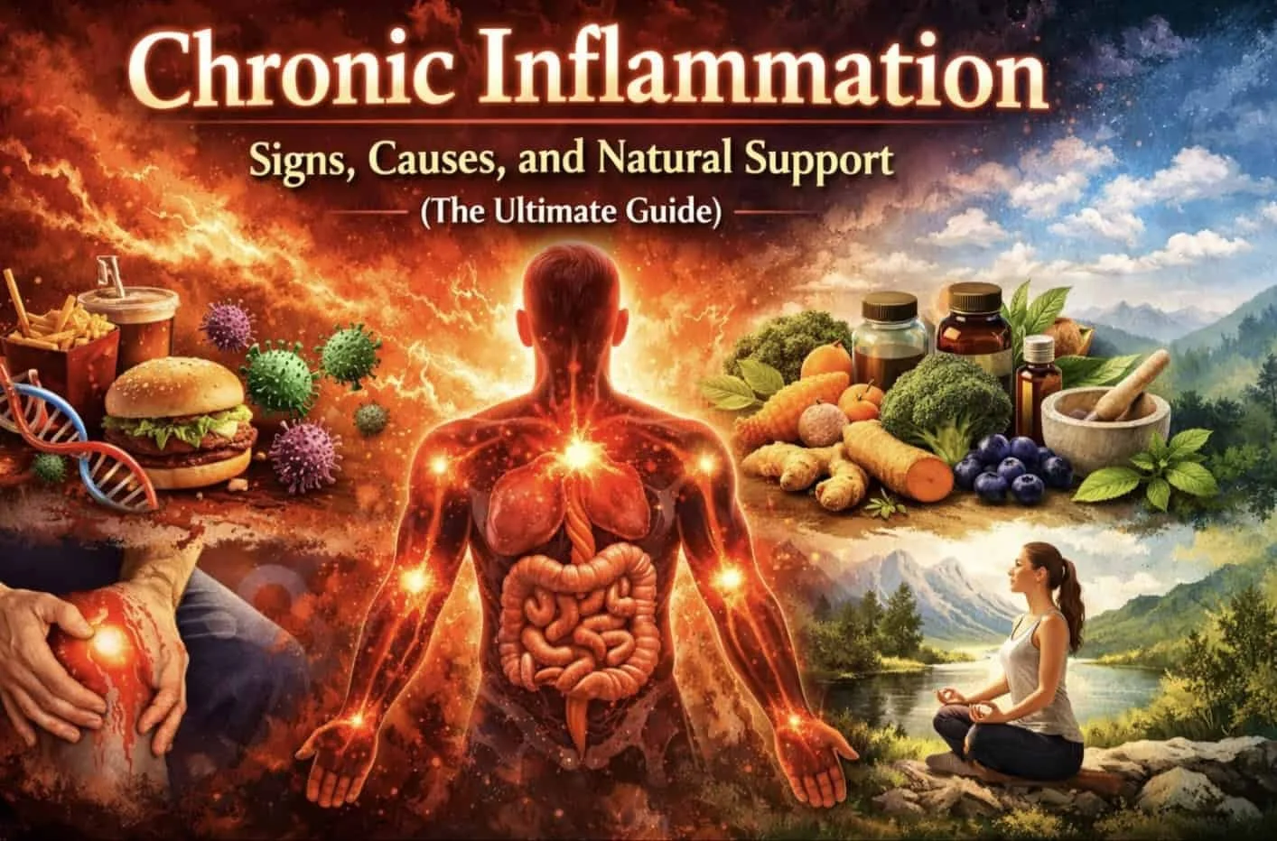 Chronic Inflammation: Signs, Causes, and Natural Support (The Ultimate Guide)