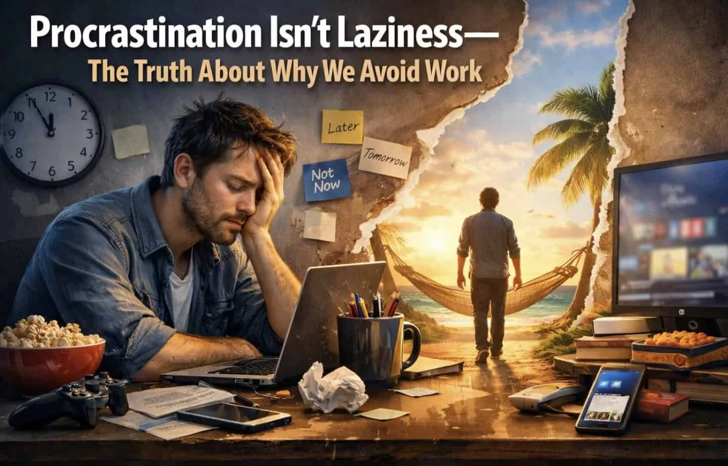 Procrastination Isn't Laziness: The Truth About Why We Avoid Work
