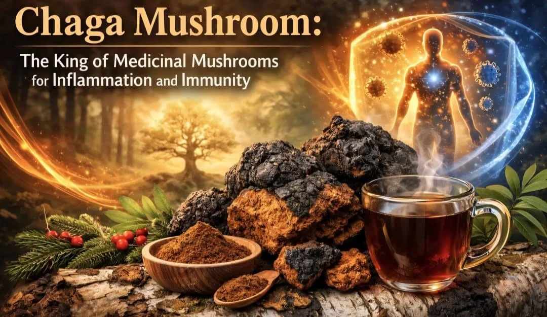 Chaga Mushroom: The King of Medicinal Mushrooms for Inflammation and Immunity
