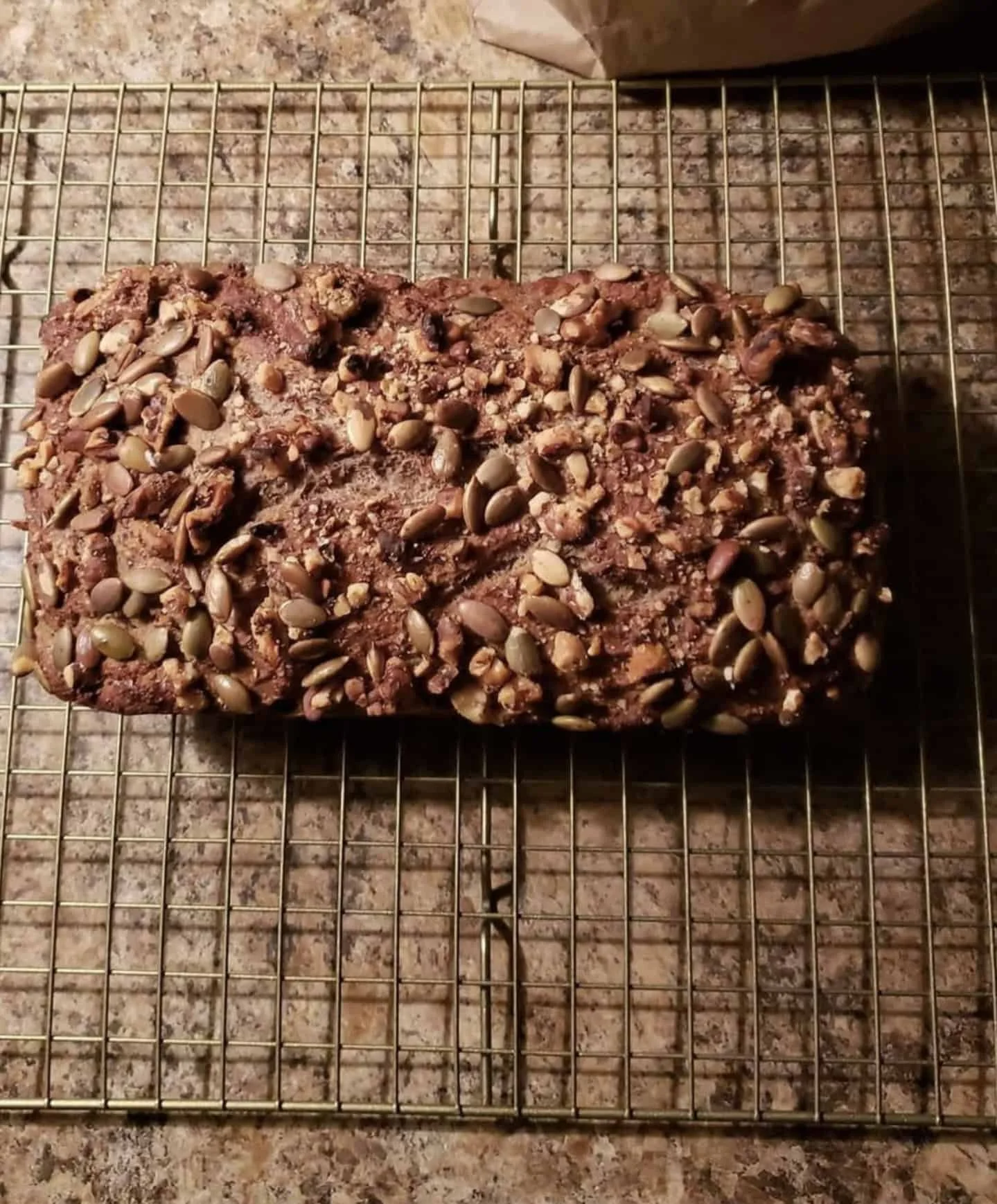 Low carb delicious Banana  (higher protein?) nut bread
