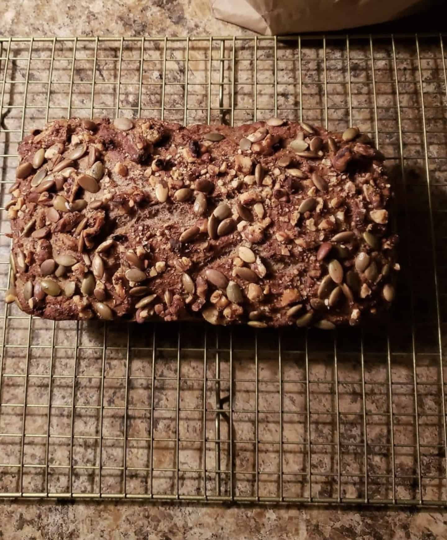 Low carb delicious Banana (higher protein?) nut bread