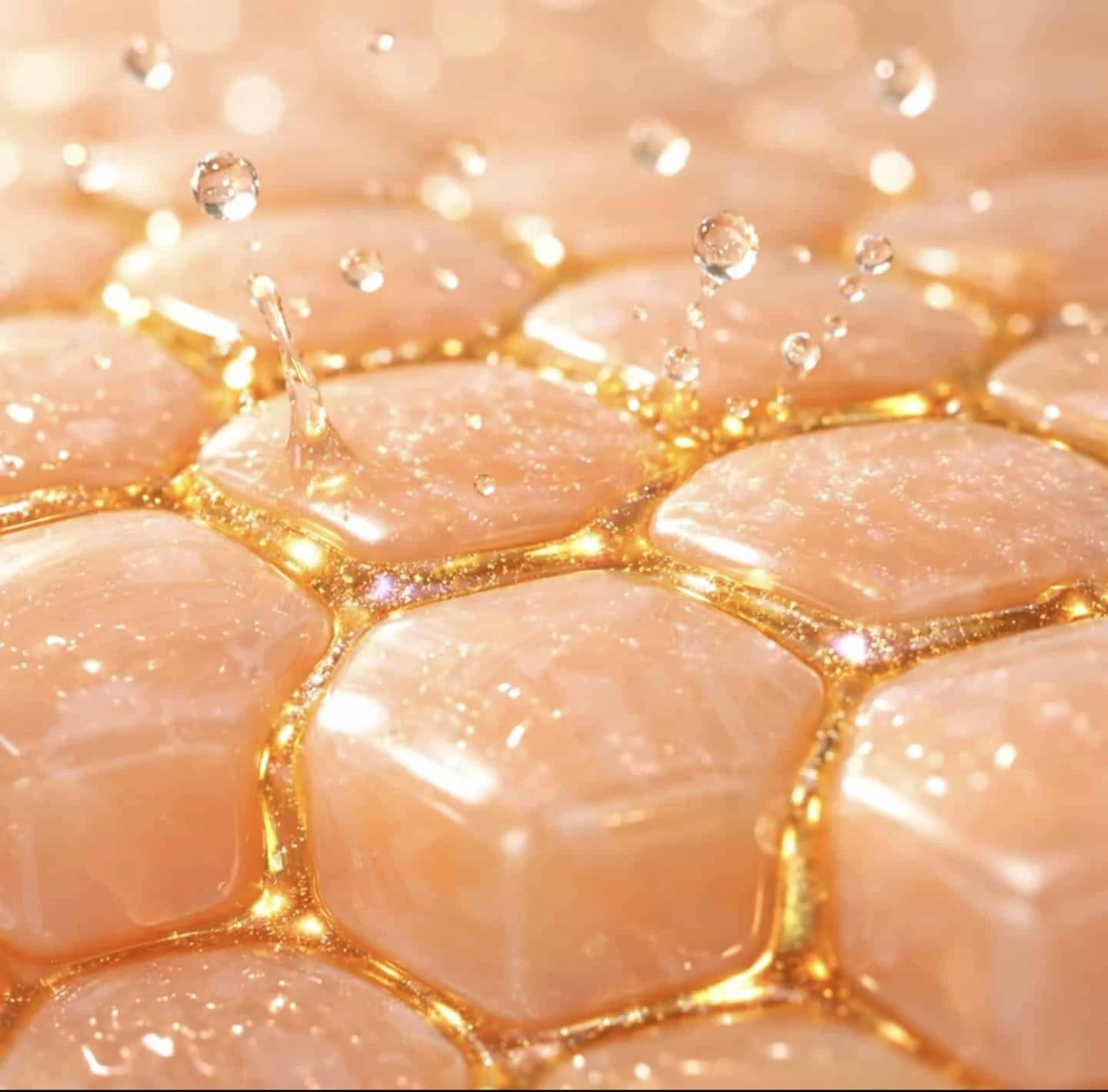 Microscopic view of a healthy skin barrier structure helping to repair dry skin and eczema.