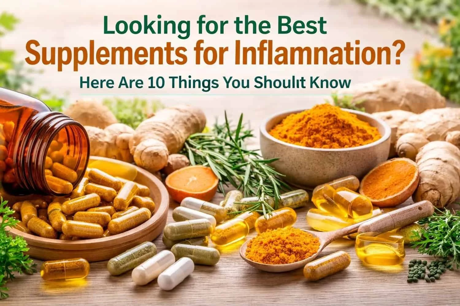 Looking for the Best Supplements for Inflammation? Here Are 10 Things You Should Know