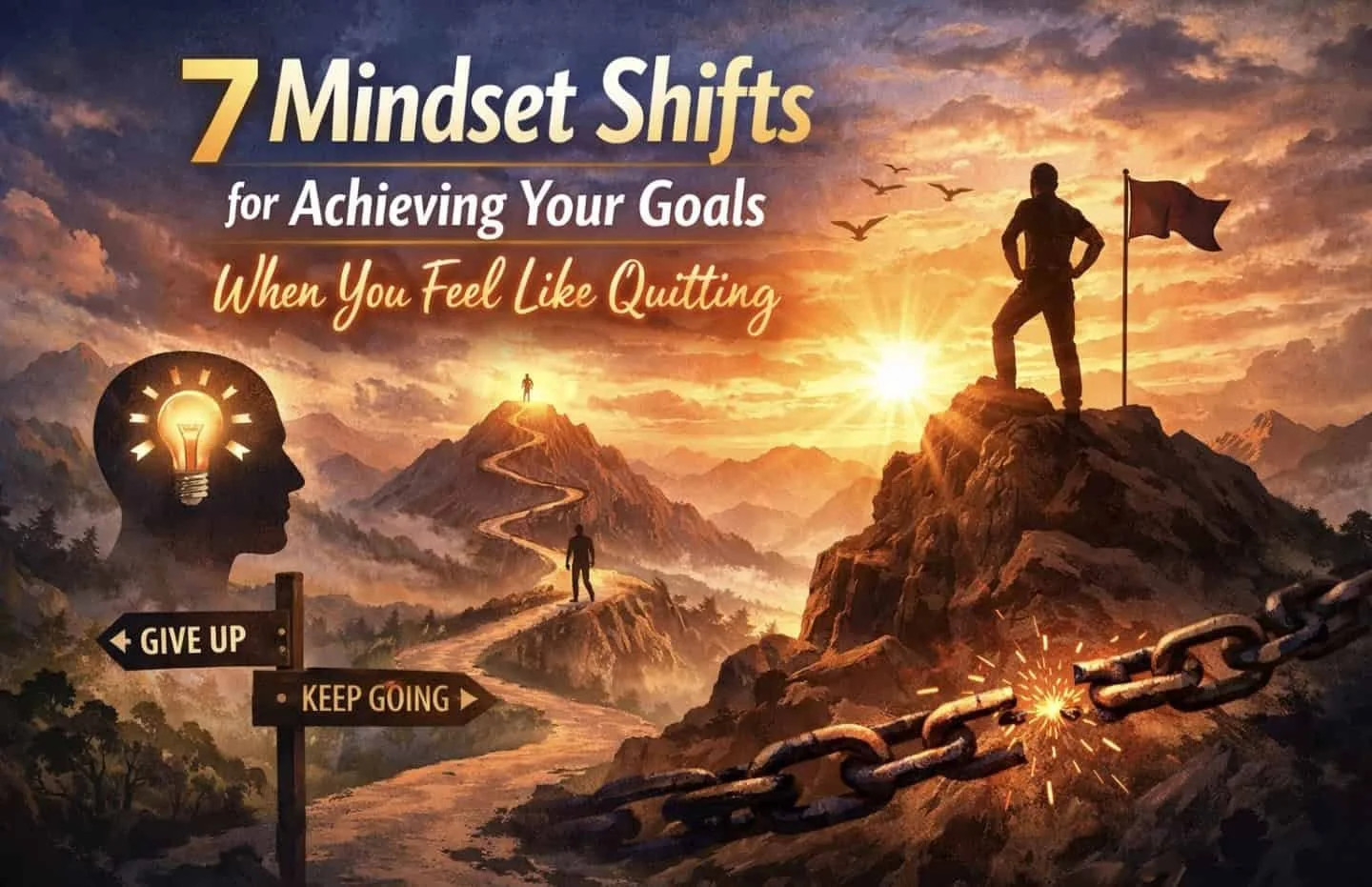 7 Mindset Shifts for Achieving Your Goals When You Feel Like Quitting
