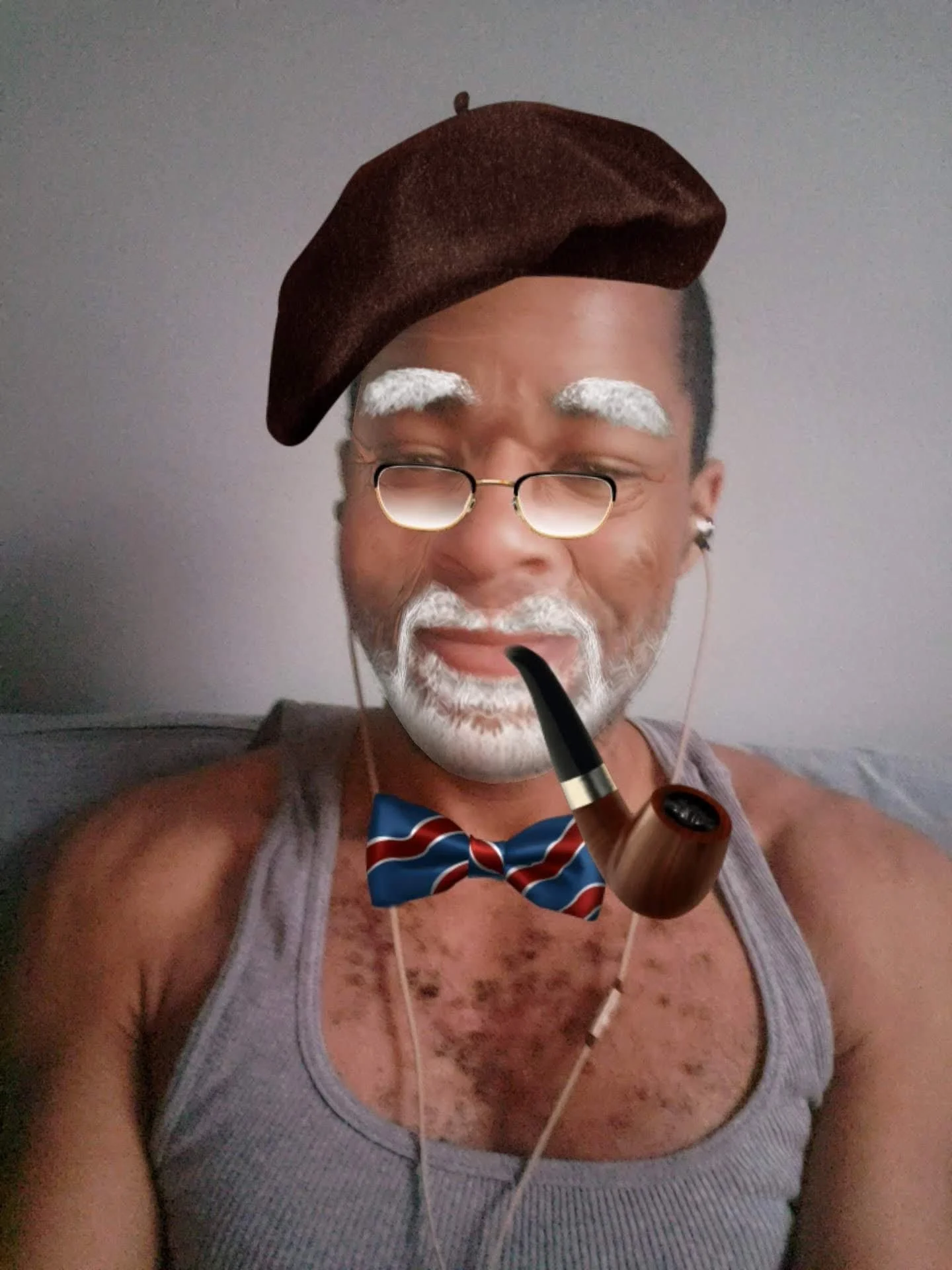 Samuel Friday owner of Health, Healthy & Healthier as an old man