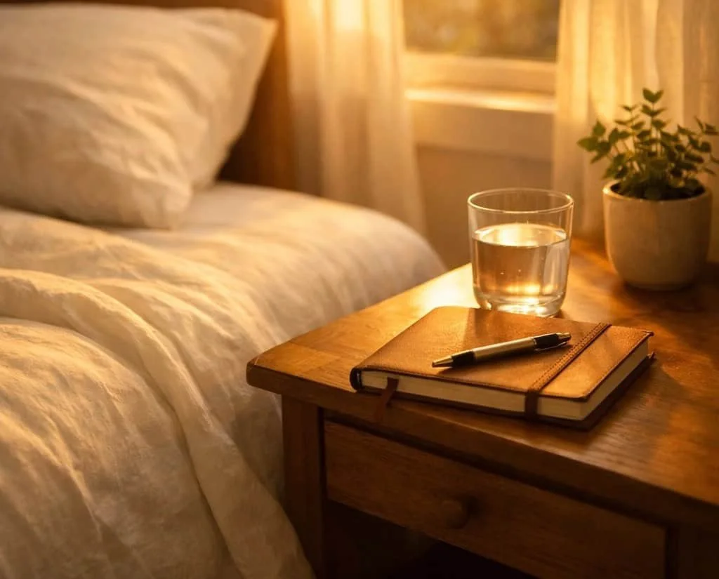 Peaceful bedroom with natural light showing importance of quality sleep for building willpower