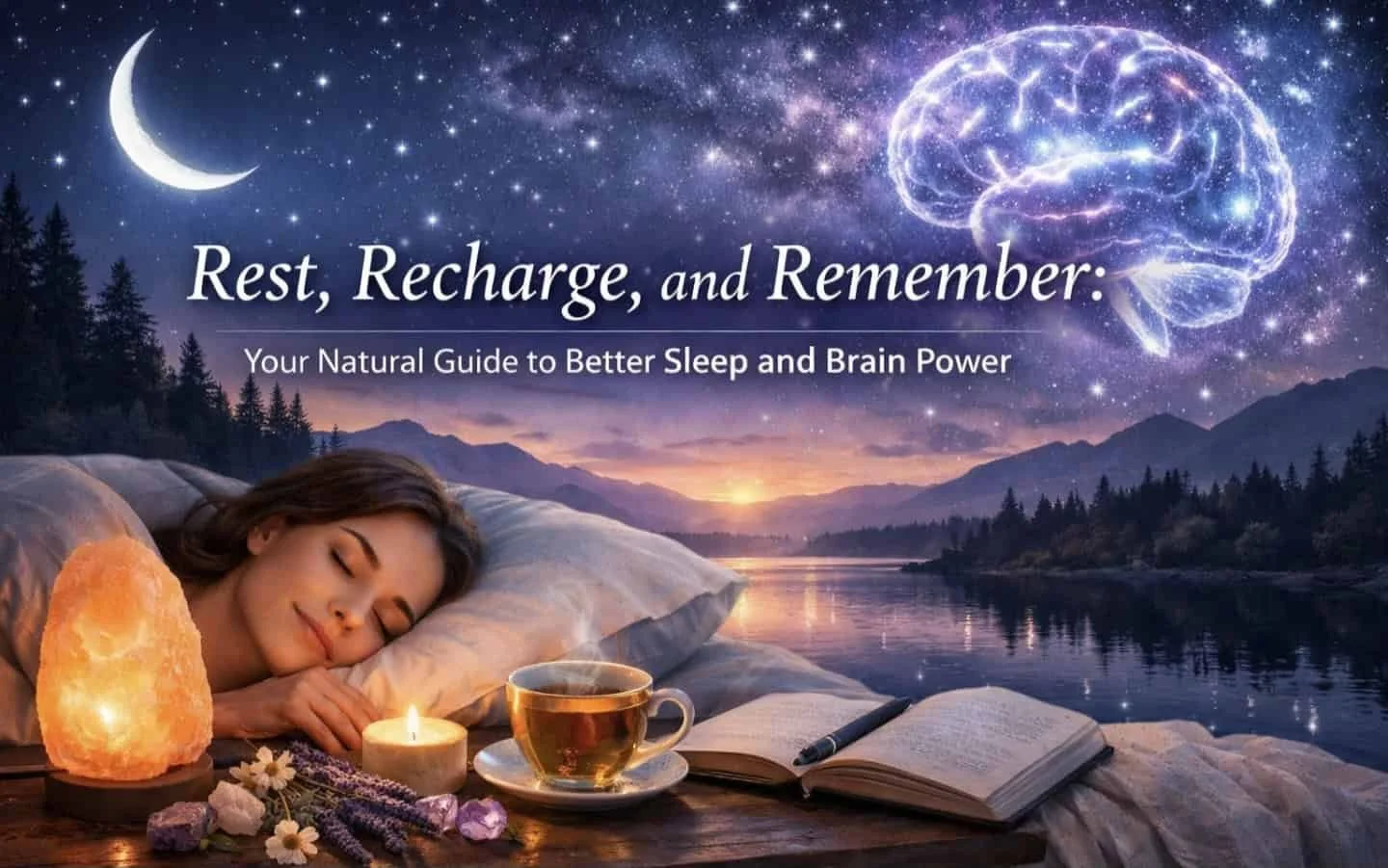 Rest, Recharge, and Remember: Your Natural Guide to Better Sleep and Brain Power