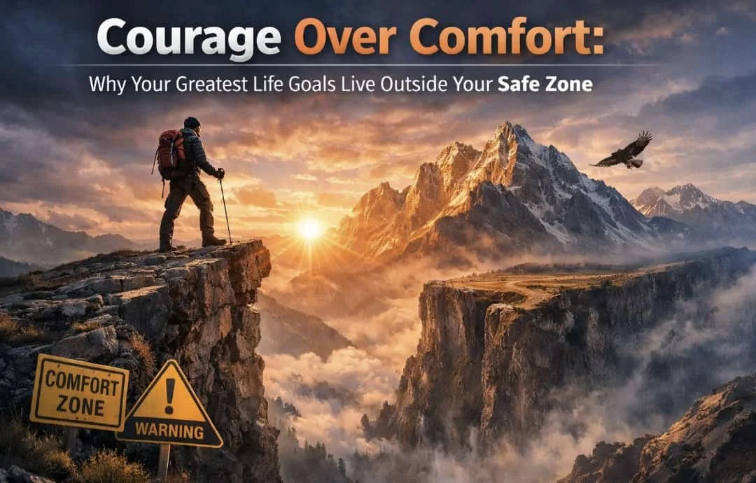 Courage Over Comfort: Why Your Greatest Goals Live Outside Your Comfort Zone