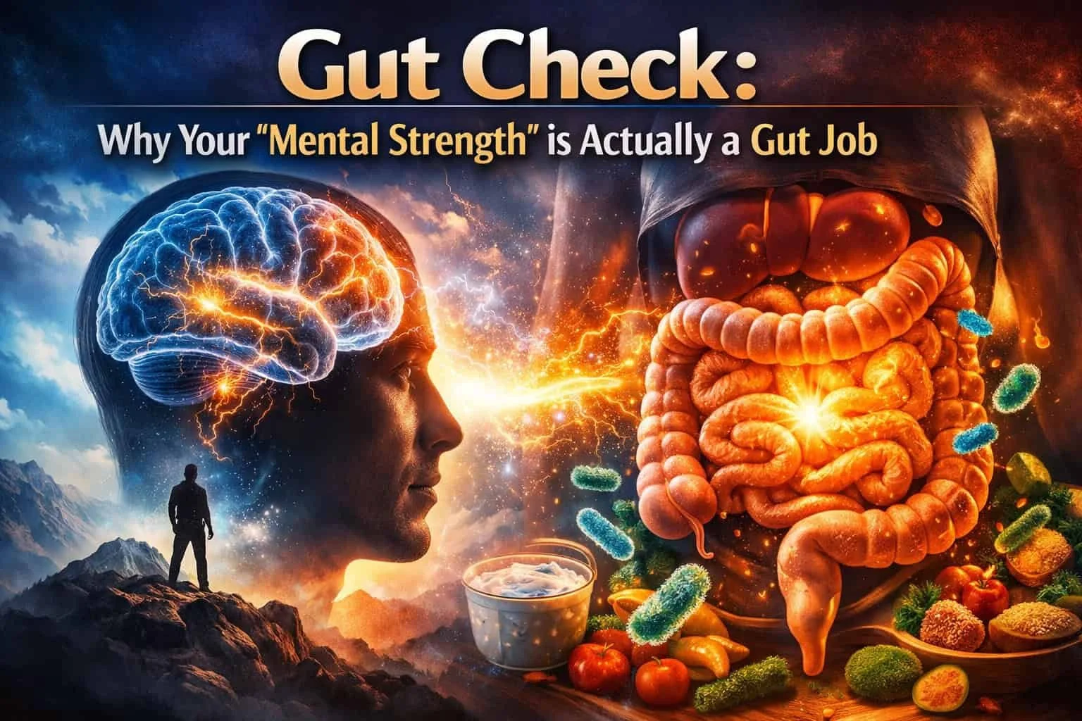 [HERO] Gut Check: Why Your 'Mental Strength' is Actually a Gut Job