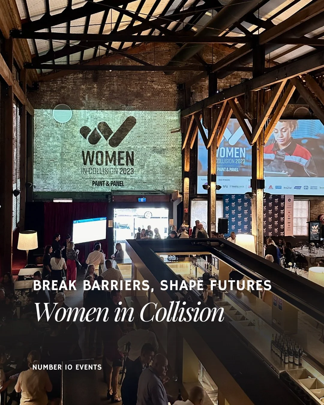 WOMEN IN COLLISION

An atmosphere of warmth, elegance, and thoughtful design set the stage for connection and conversation. Every detail, from curated d&eacute;cor to subtle touches, celebrated the resilience, strength, and trailblazing talent of the