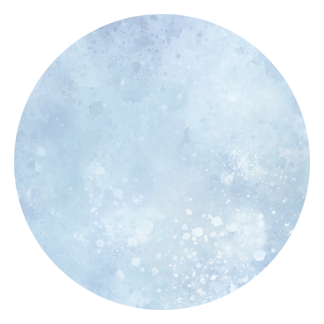 Watercolor background with shades of light blue and white, speckled texture