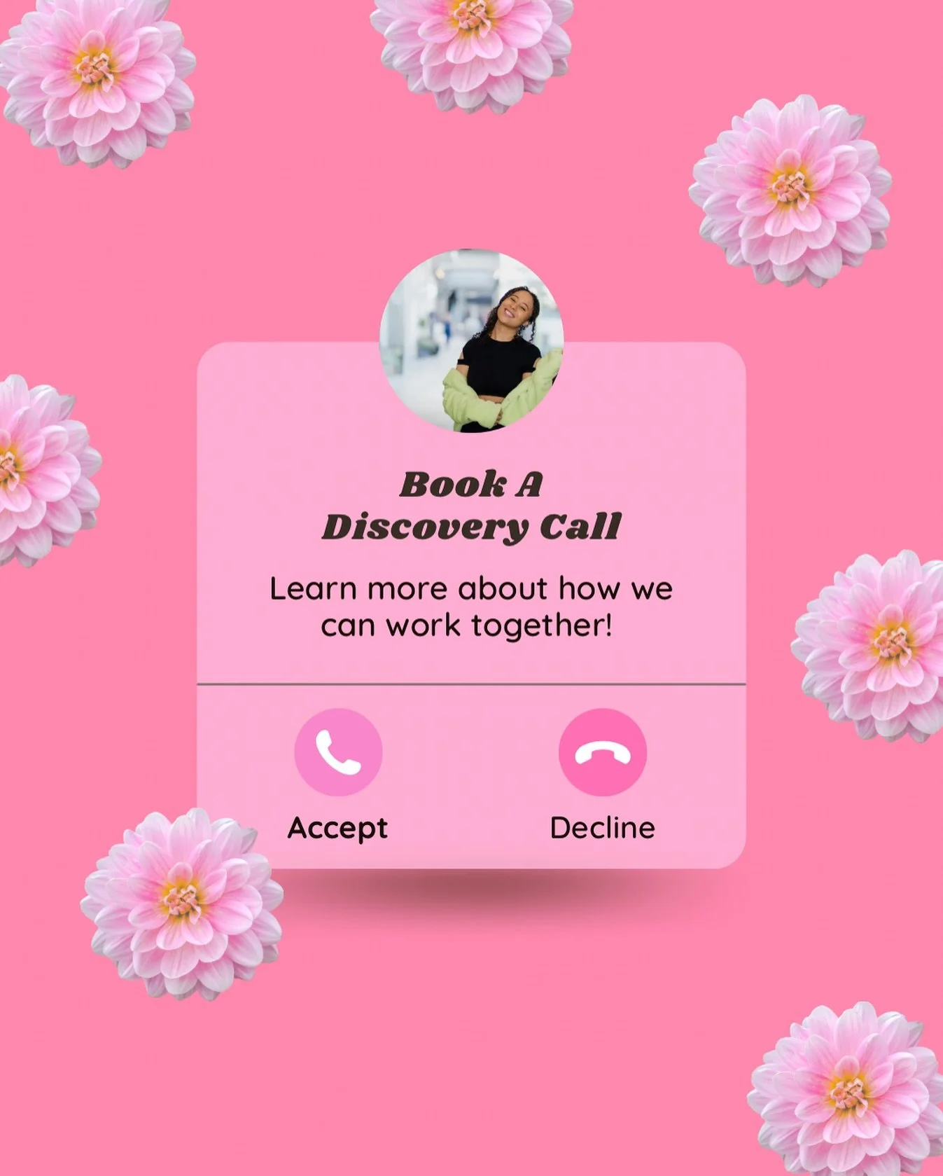 Growth starts with one simple step &mdash; a conversation.
Whether you&rsquo;re ready to transform your nutrition, boost your energy, or work on building confidence and clarity in life, this call is for you.

Let&rsquo;s explore how I can support you