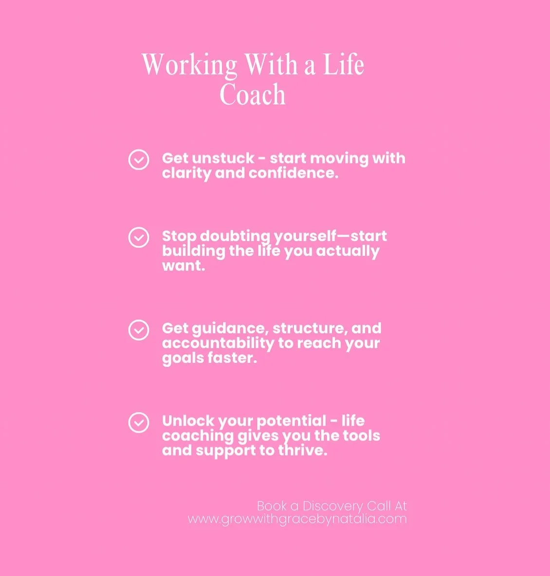 I&rsquo;m so passionate about life coaching &mdash; it&rsquo;s not about &ldquo;fixing&rdquo; you, it&rsquo;s about giving you the space, tools, and support to actually move forward with clarity and confidence. 🌸

If you&rsquo;ve been doubting yours