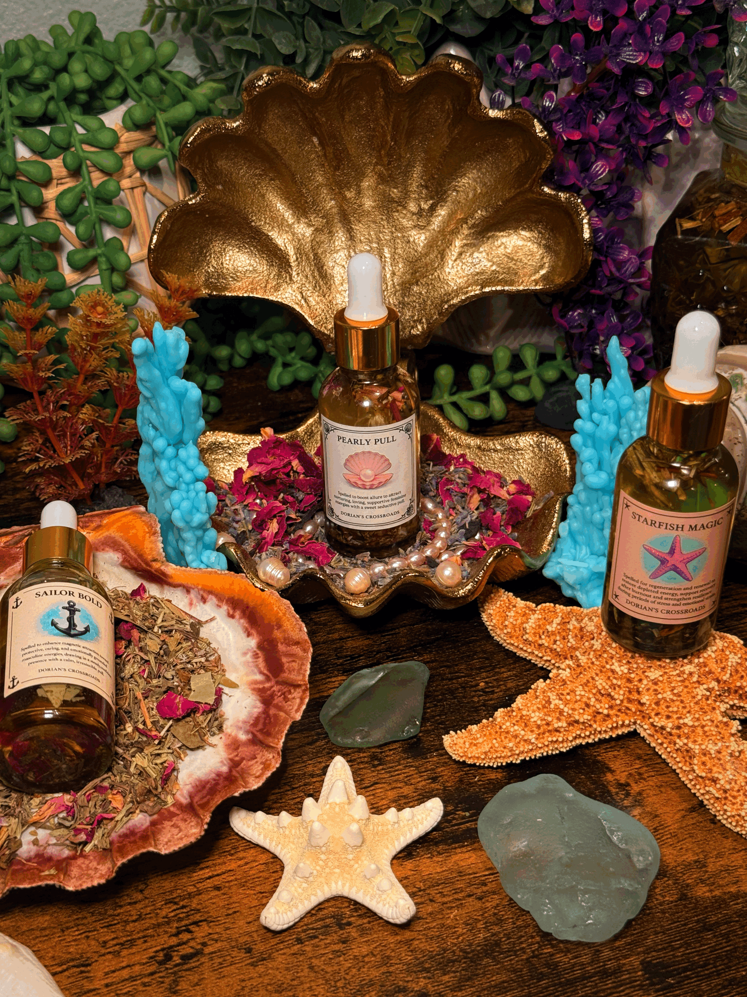 First Ritual Oil Trio of 2026: Pearly Pull, Starfish Magic &amp; Sailor Bold🌊
