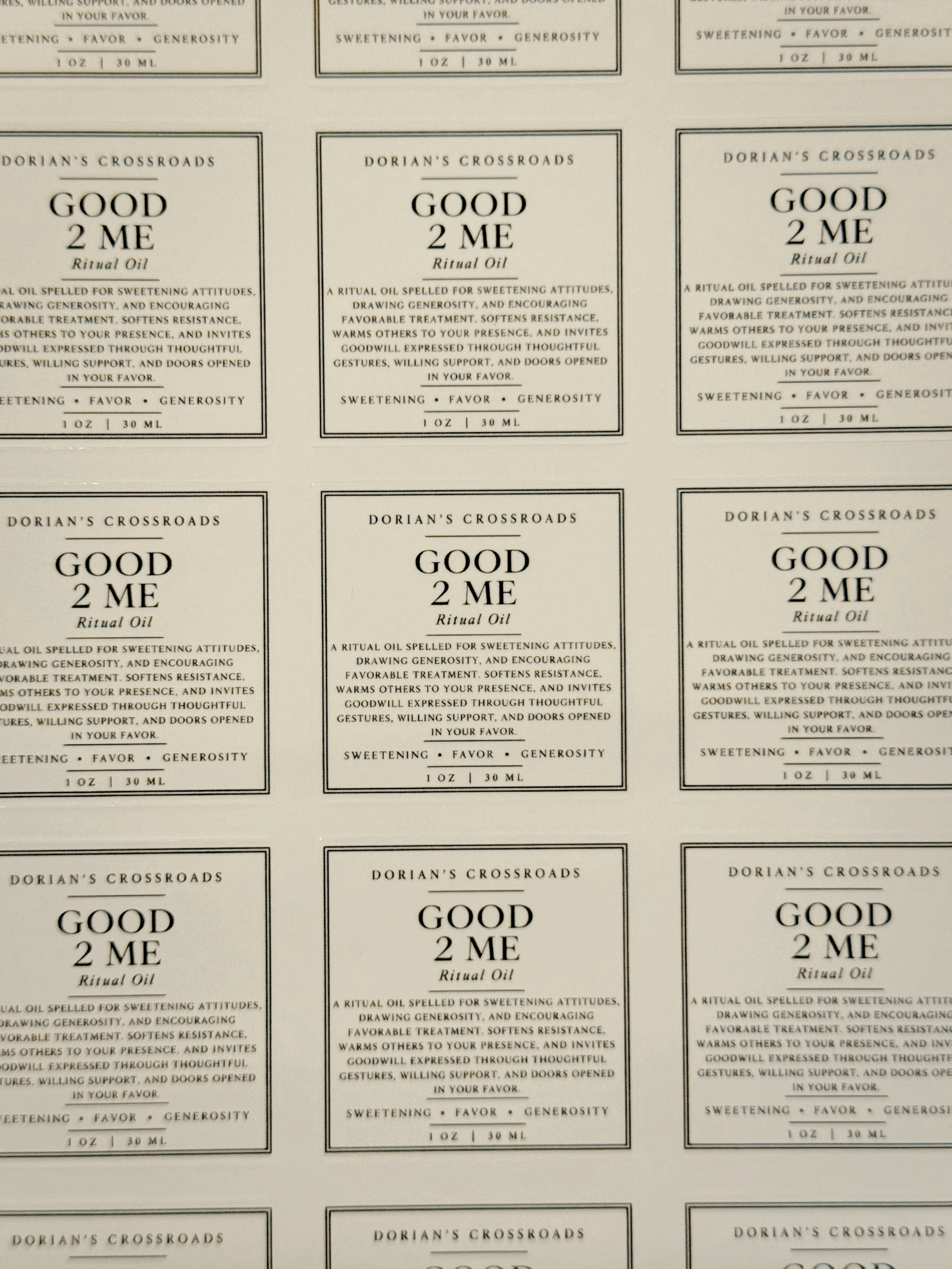 GOOD 2 ME - Ritual Oil