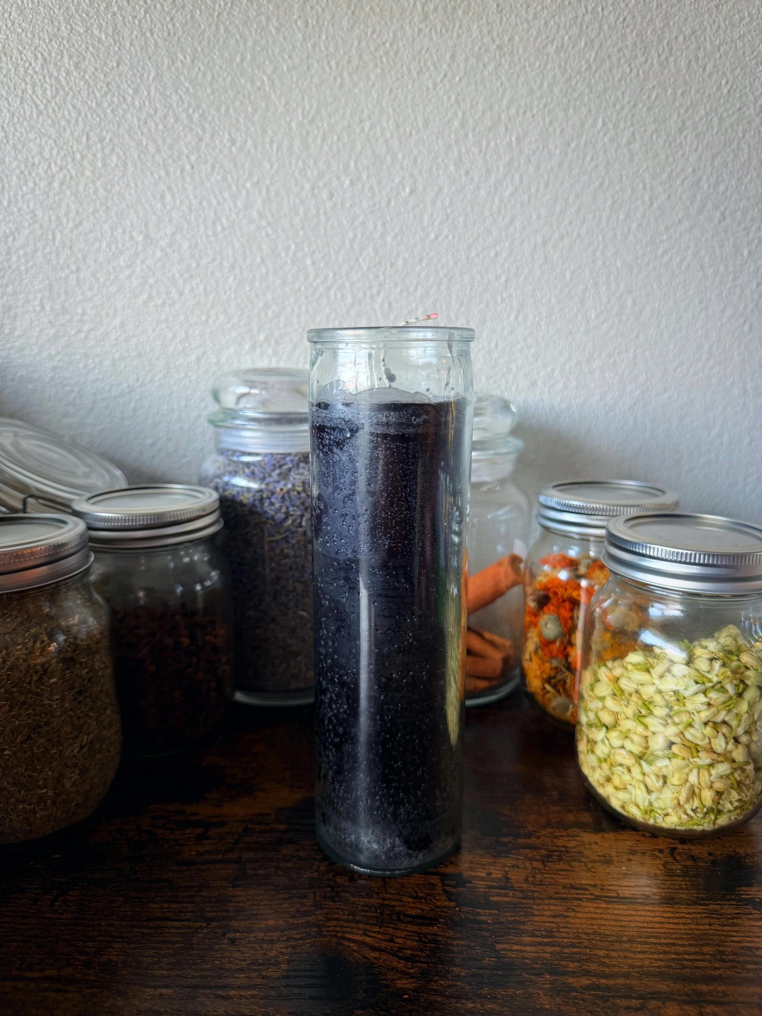 Black 7 Day Ritual Candle