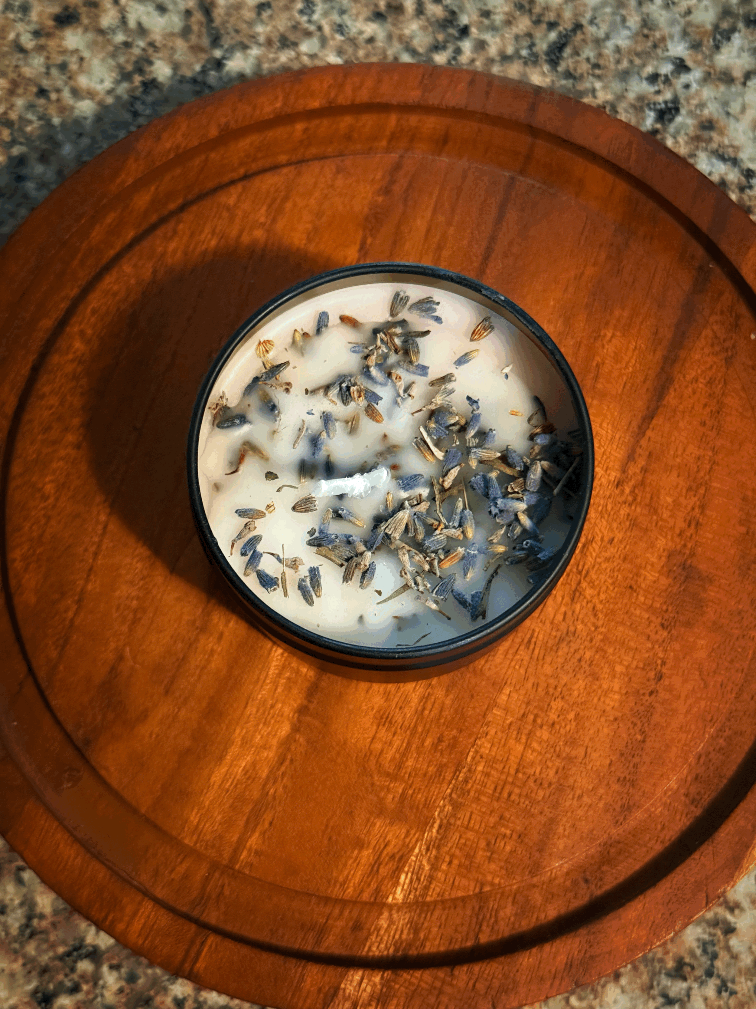 Lavender Guppy Ritual Candles