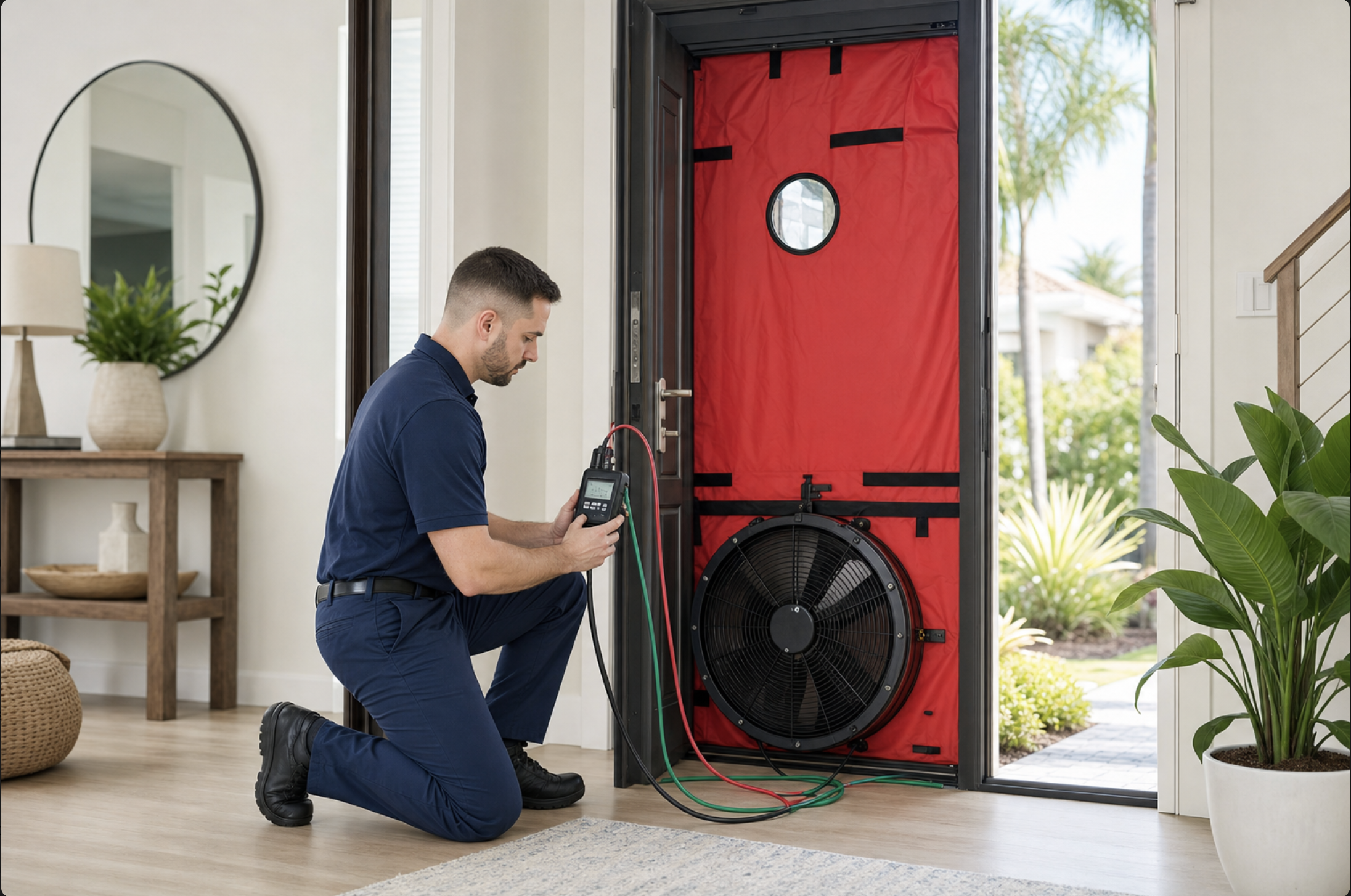 Blower Door Testing