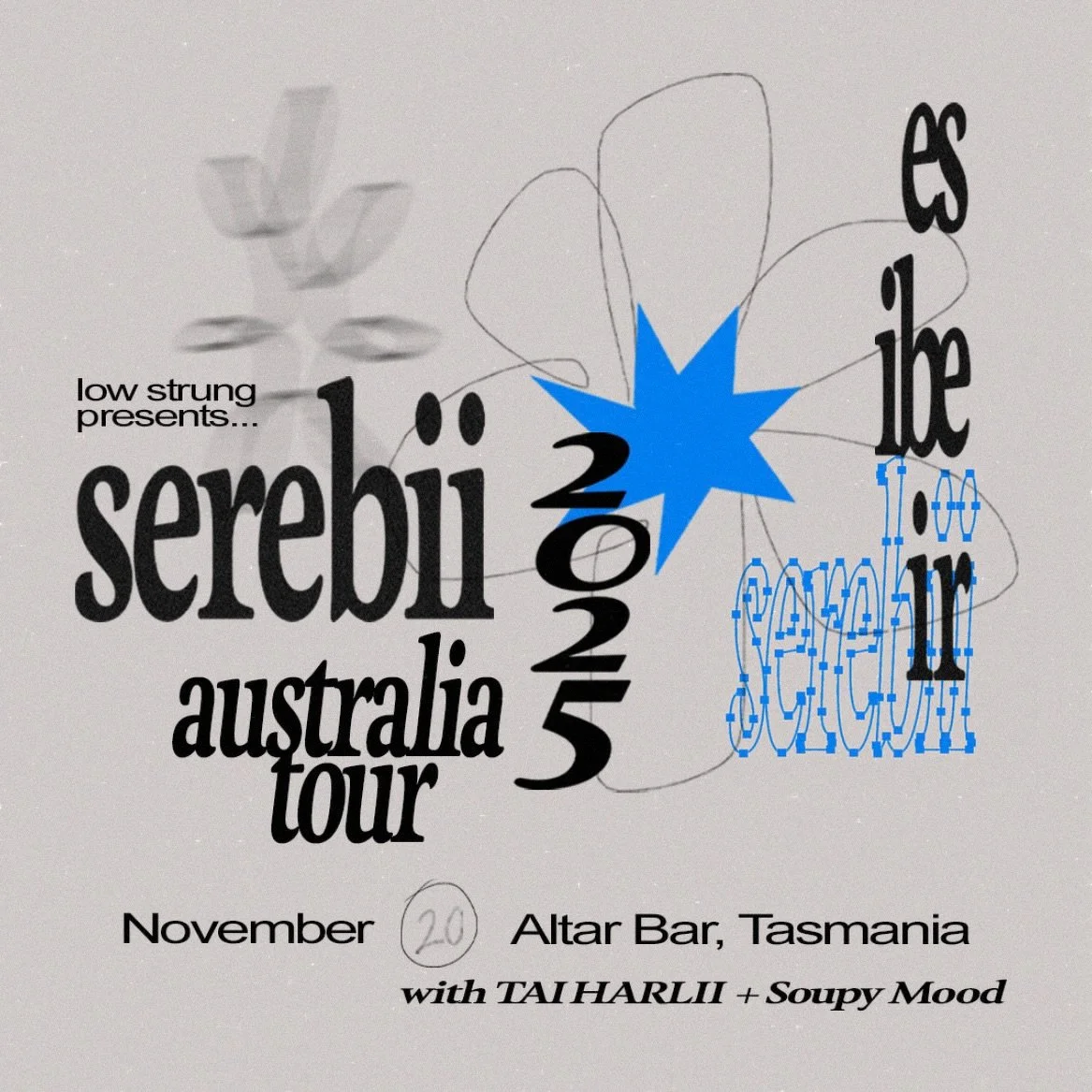 Supporting @serebiimusic (NZ) next week at @altarbarhobart 
We love a Thursday show. Thursday shows just have good energy around them. 🍜🐛 come and contribute to Good Thursday Energy

Love the Soups xxx

&mdash;&mdash;&mdash;&mdash;&mdash;&mdash;&md